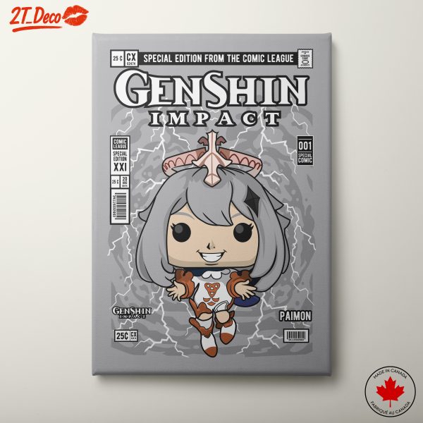 Paimon Genshin Impact Anime Character Art