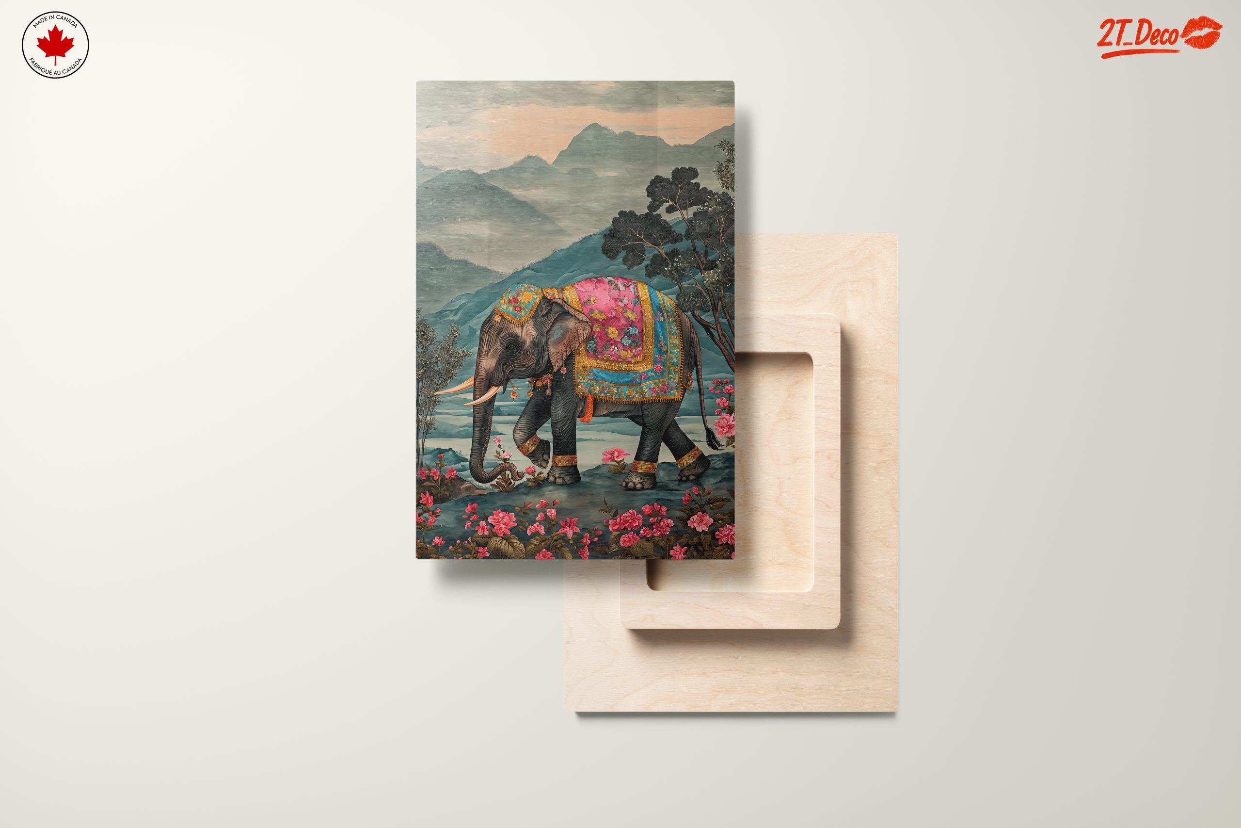 Majestic Elephant in Colorful Attire - Image 11