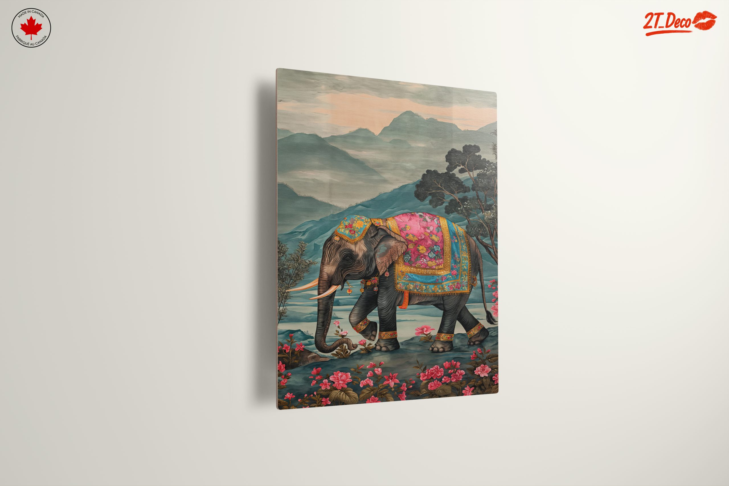 Majestic Elephant in Colorful Attire - Image 13