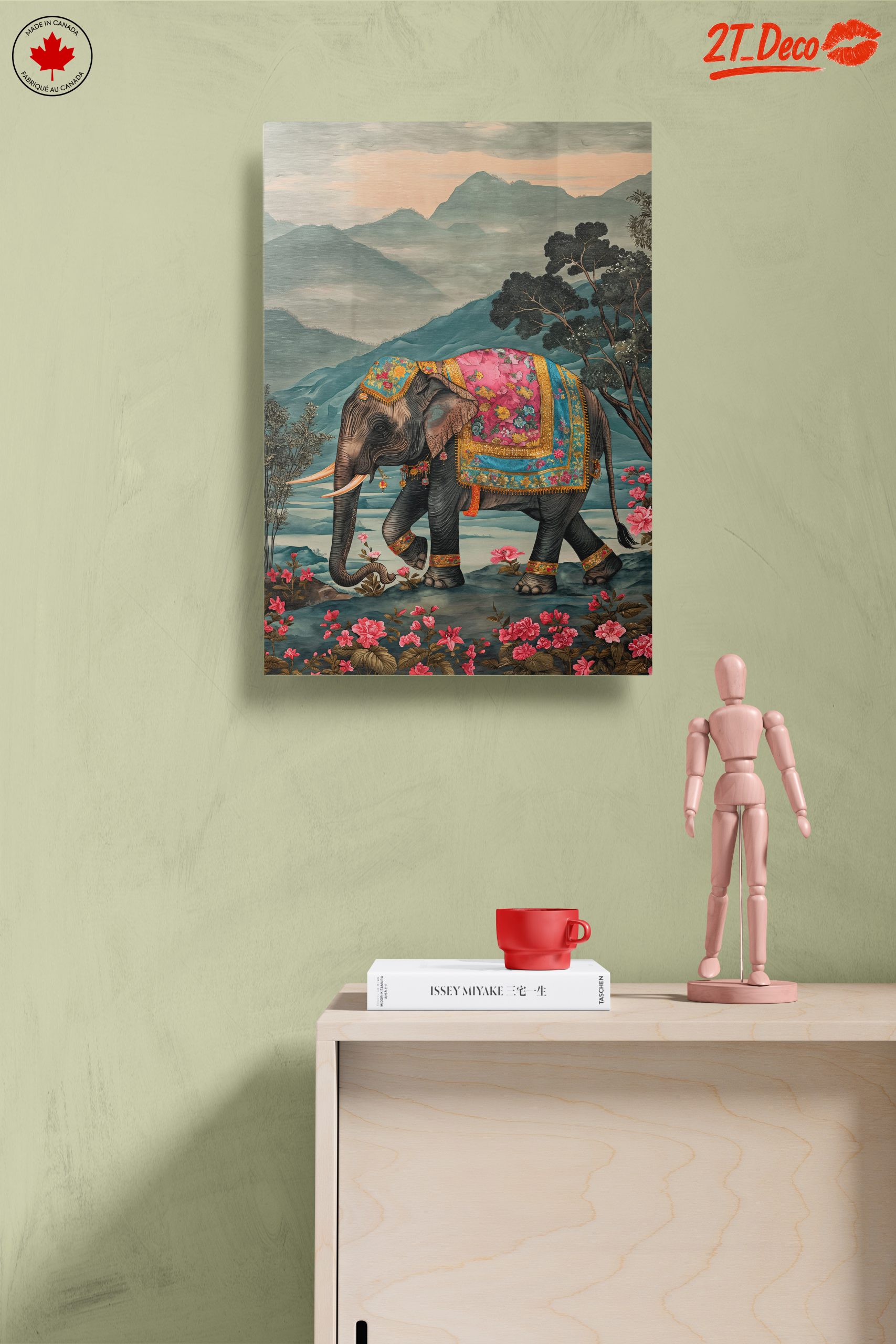 Majestic Elephant in Colorful Attire - Image 14