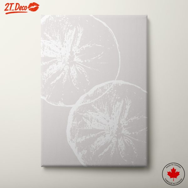 Elegant Abstract Citrus Art for Modern Spaces
