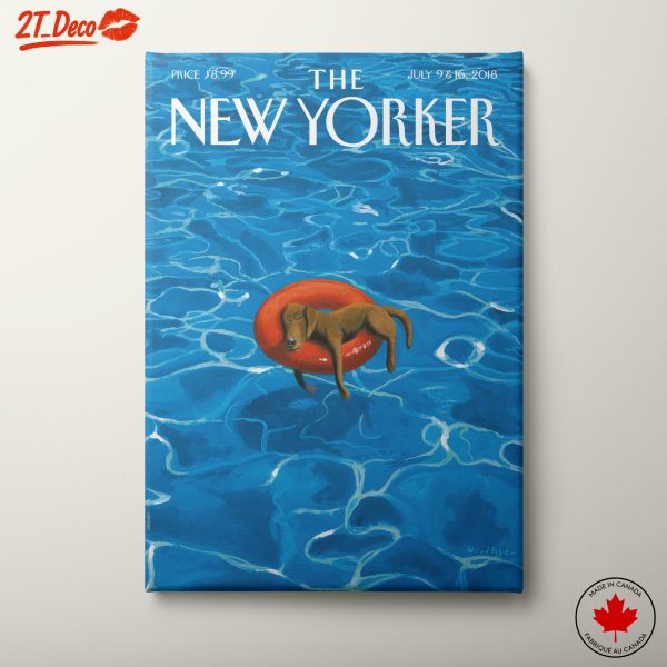 Whimsical New Yorker Cover Art Featuring Dog