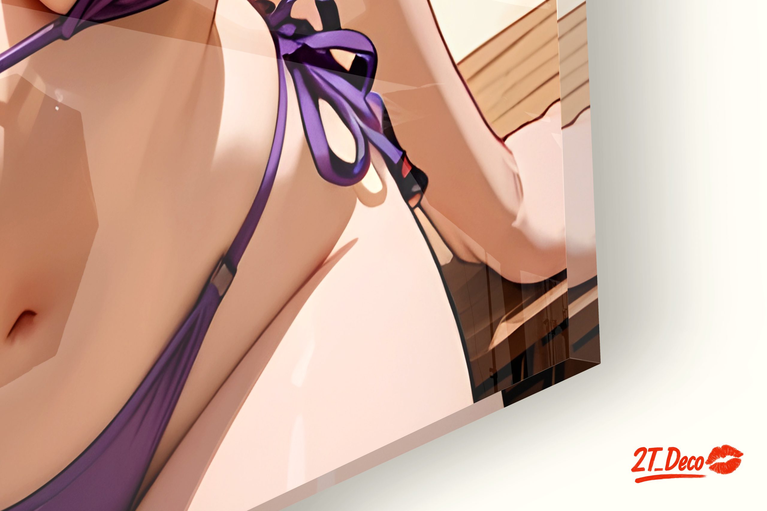 Playful Anime Character at the Beach - Image 9