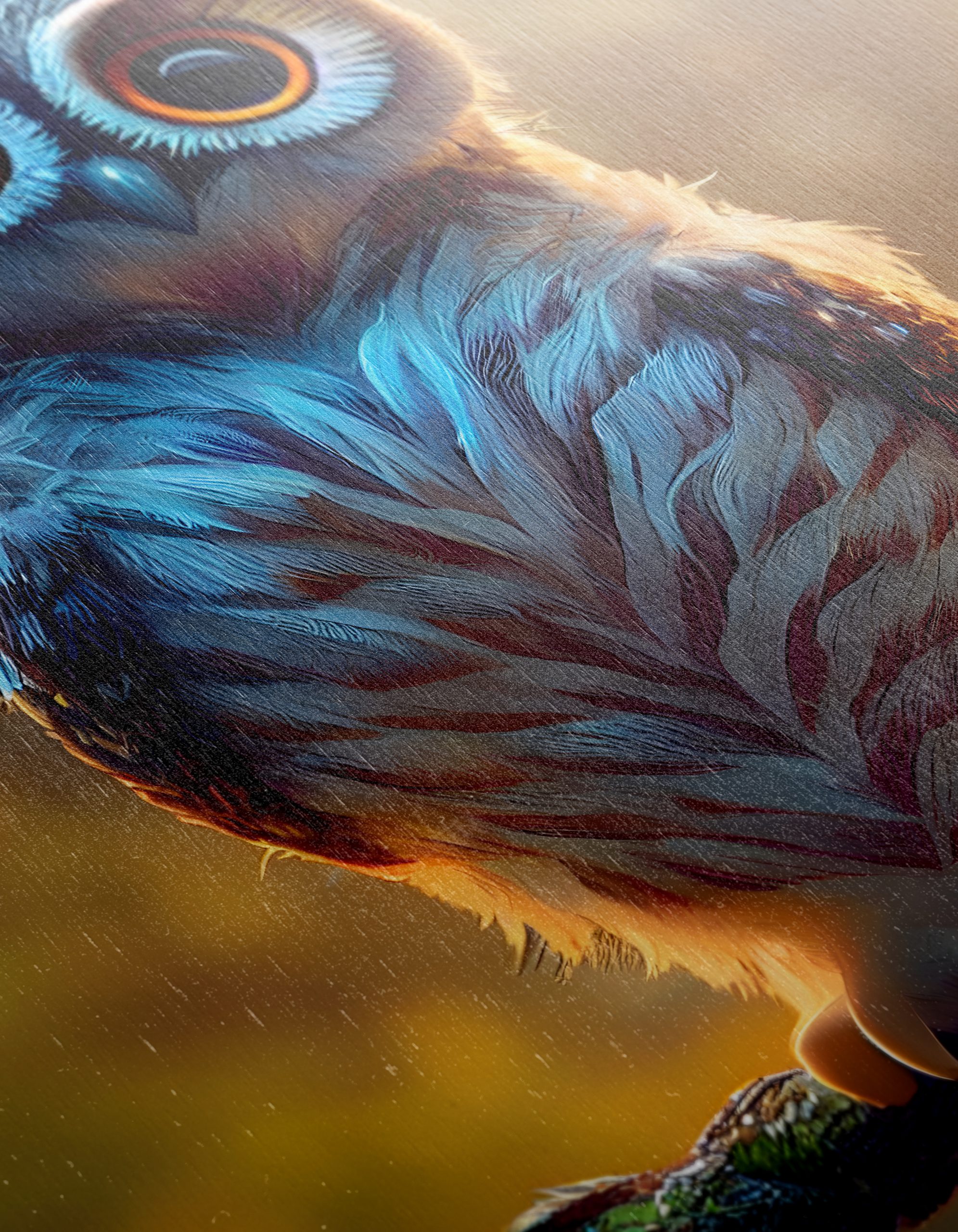 Vibrant Owl Artwork with Enchanting Eyes - Image 12