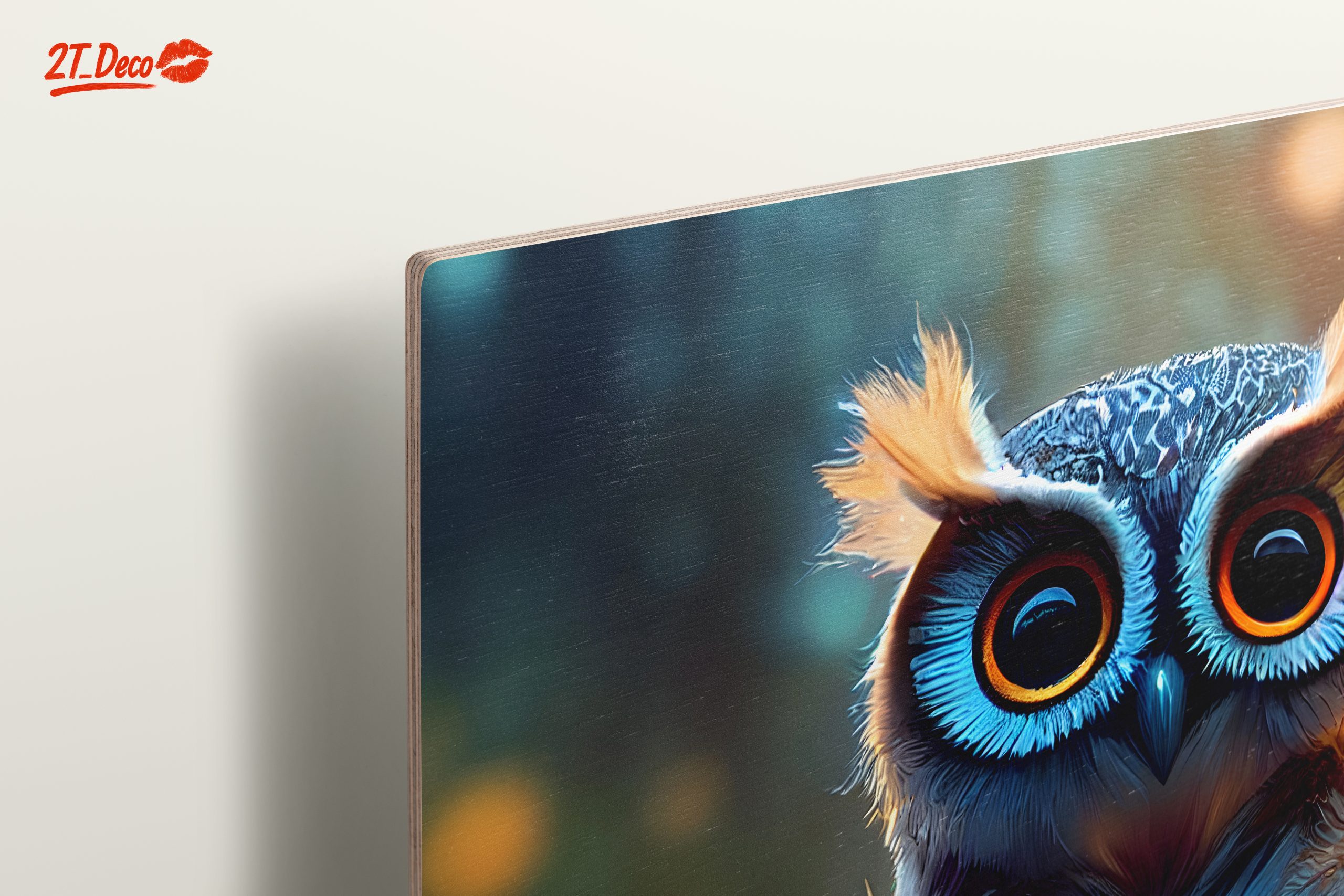 Vibrant Owl Artwork with Enchanting Eyes - Image 15