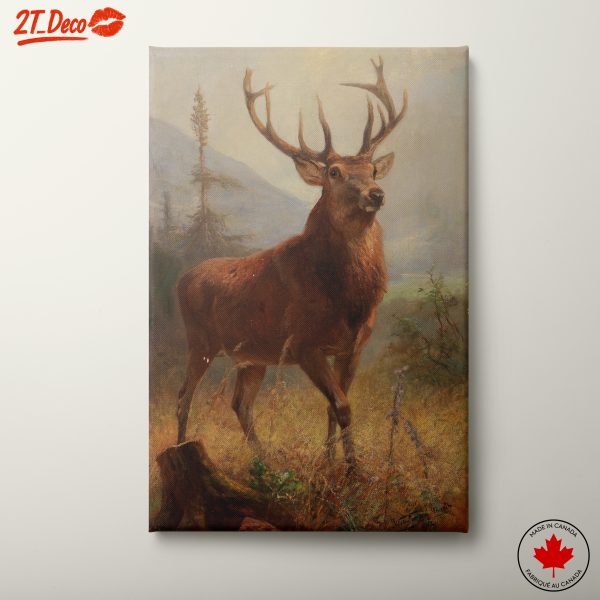 Majestic Deer in Natural Landscape