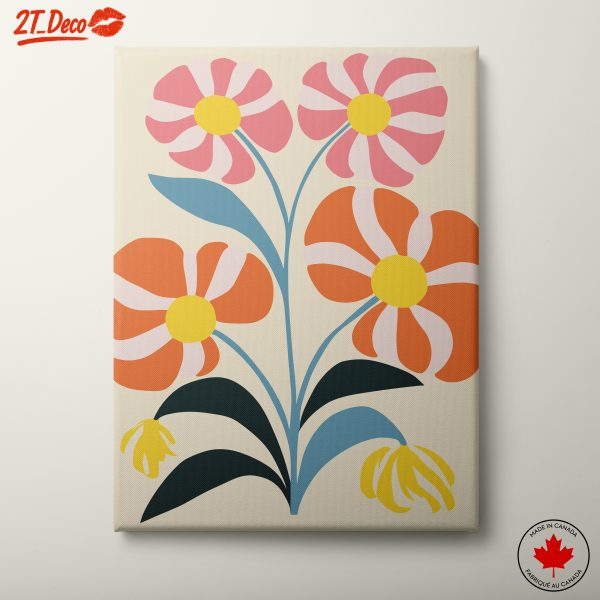 Vibrant Floral Abstract Artwork 2