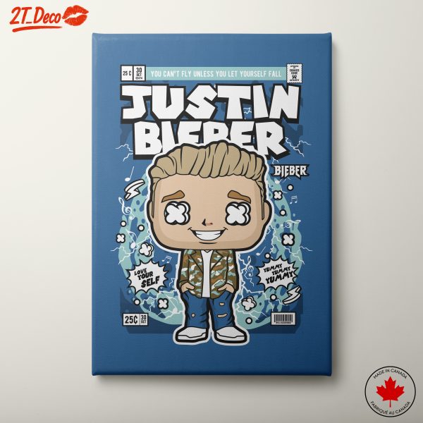 Justin Bieber Pop Art Illustration
