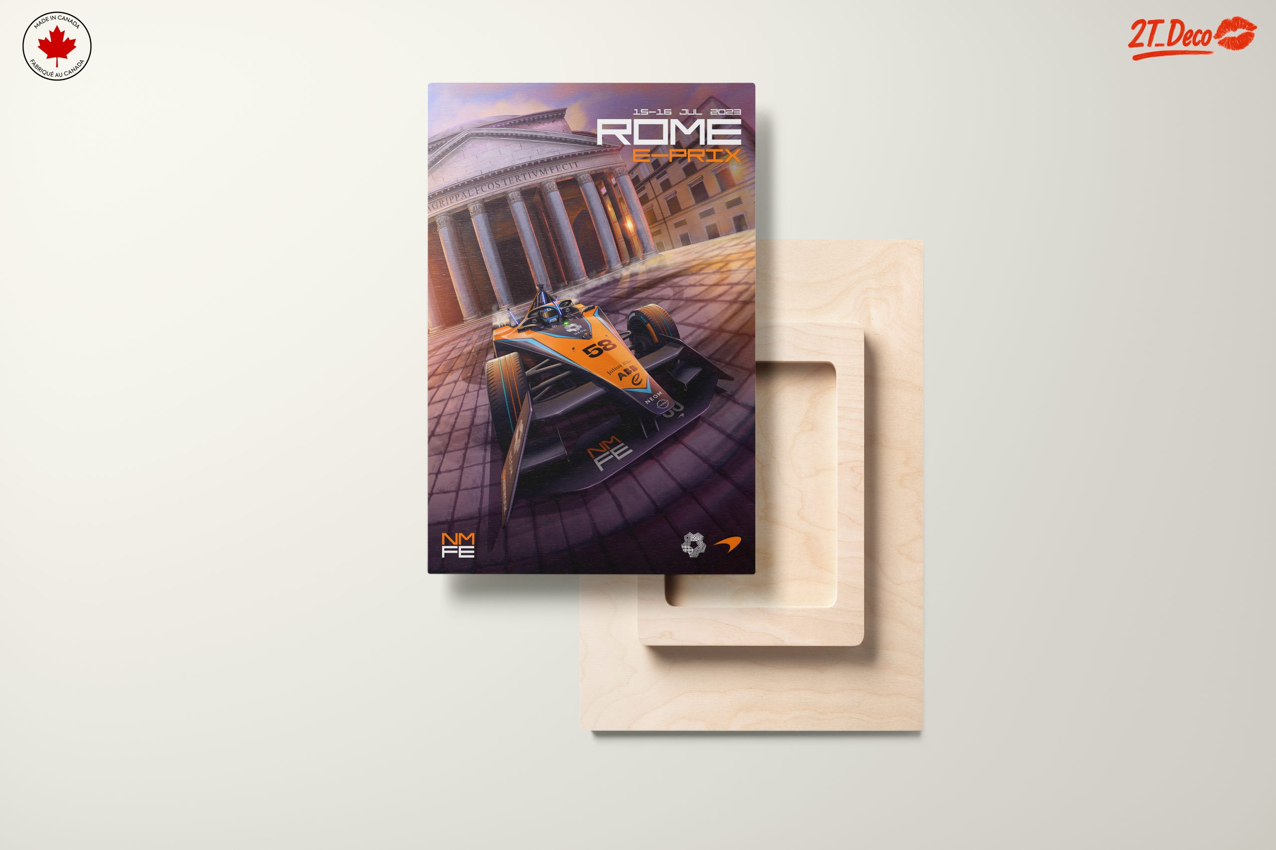 Exciting Formula 1 E-Prix in Rome Poster - Image 11