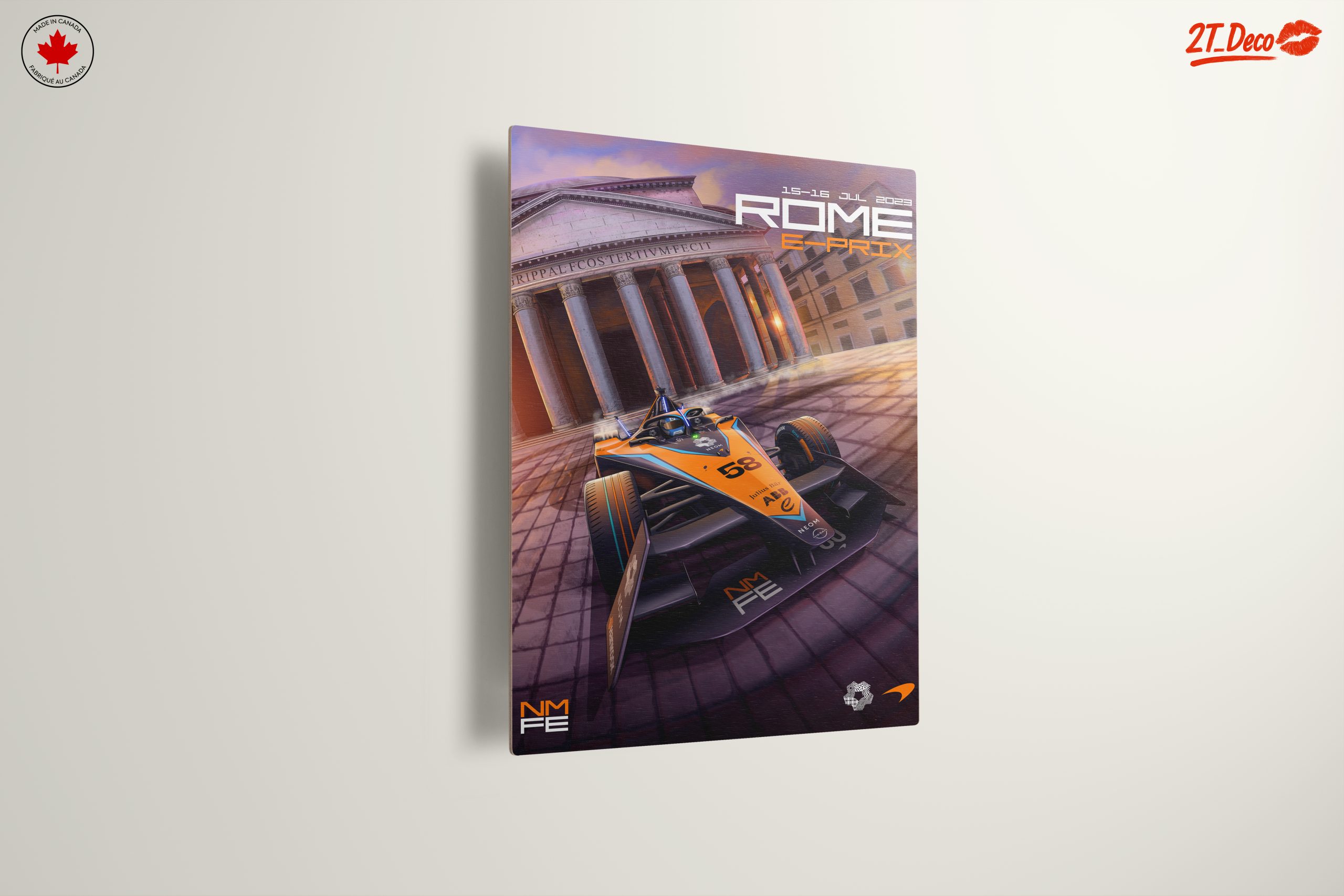 Exciting Formula 1 E-Prix in Rome Poster - Image 13