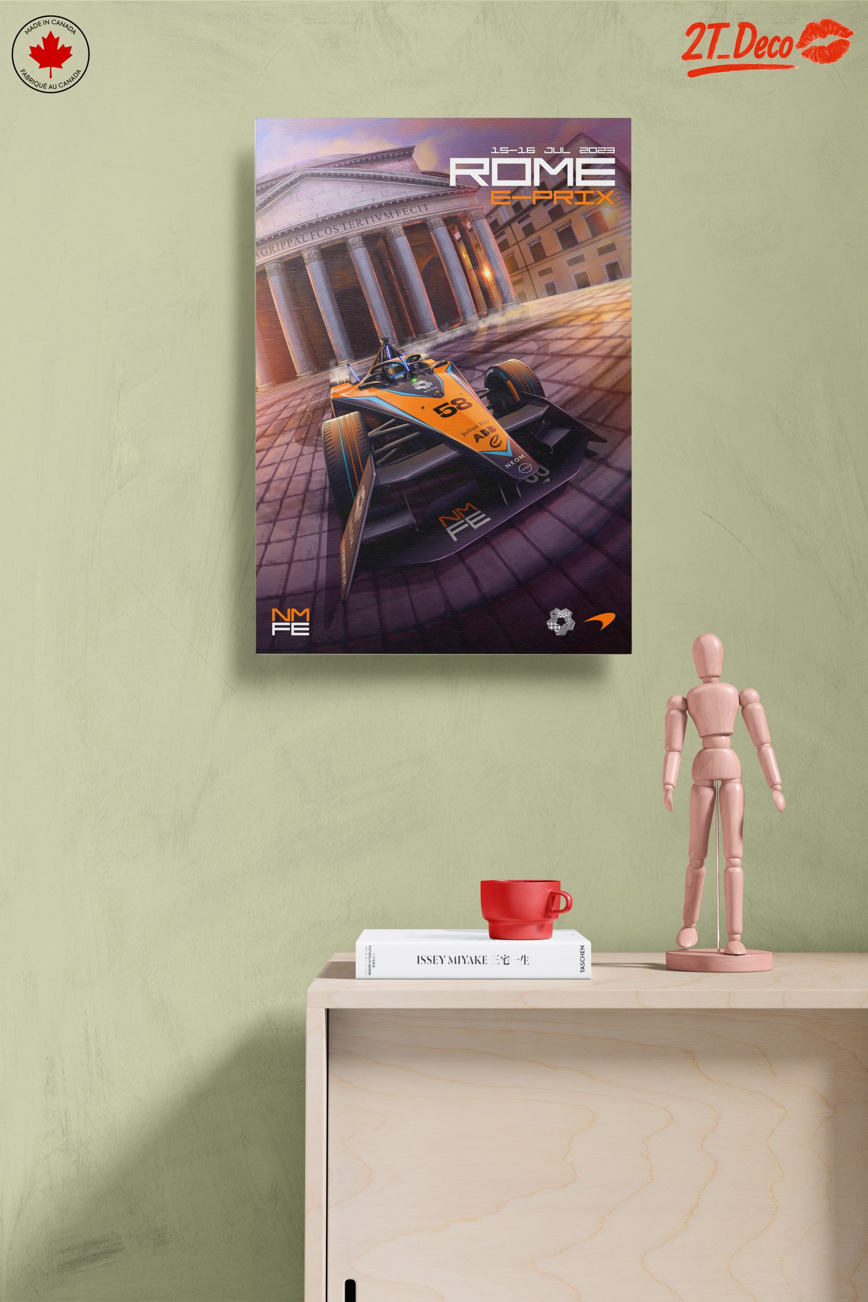 Exciting Formula 1 E-Prix in Rome Poster - Image 14
