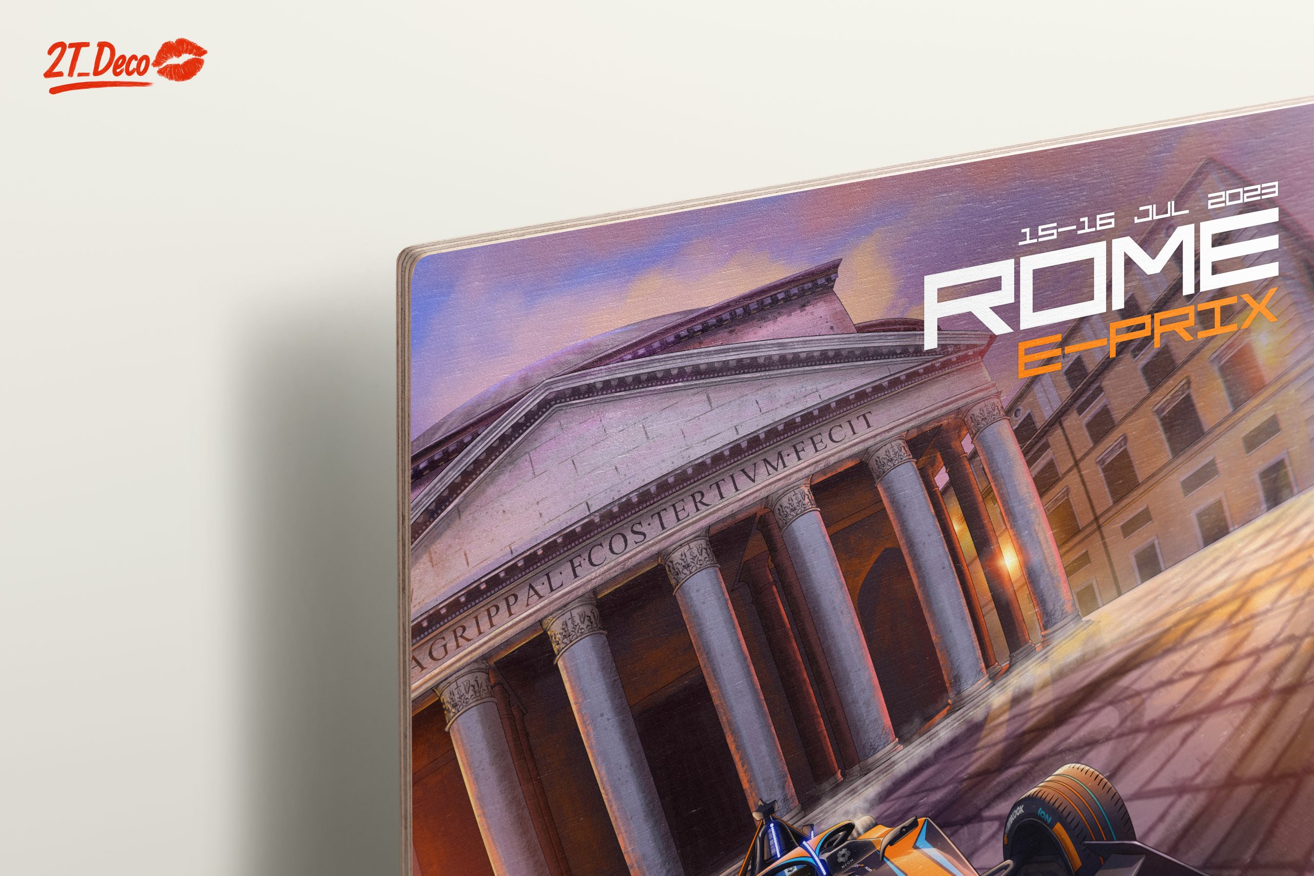 Exciting Formula 1 E-Prix in Rome Poster - Image 15