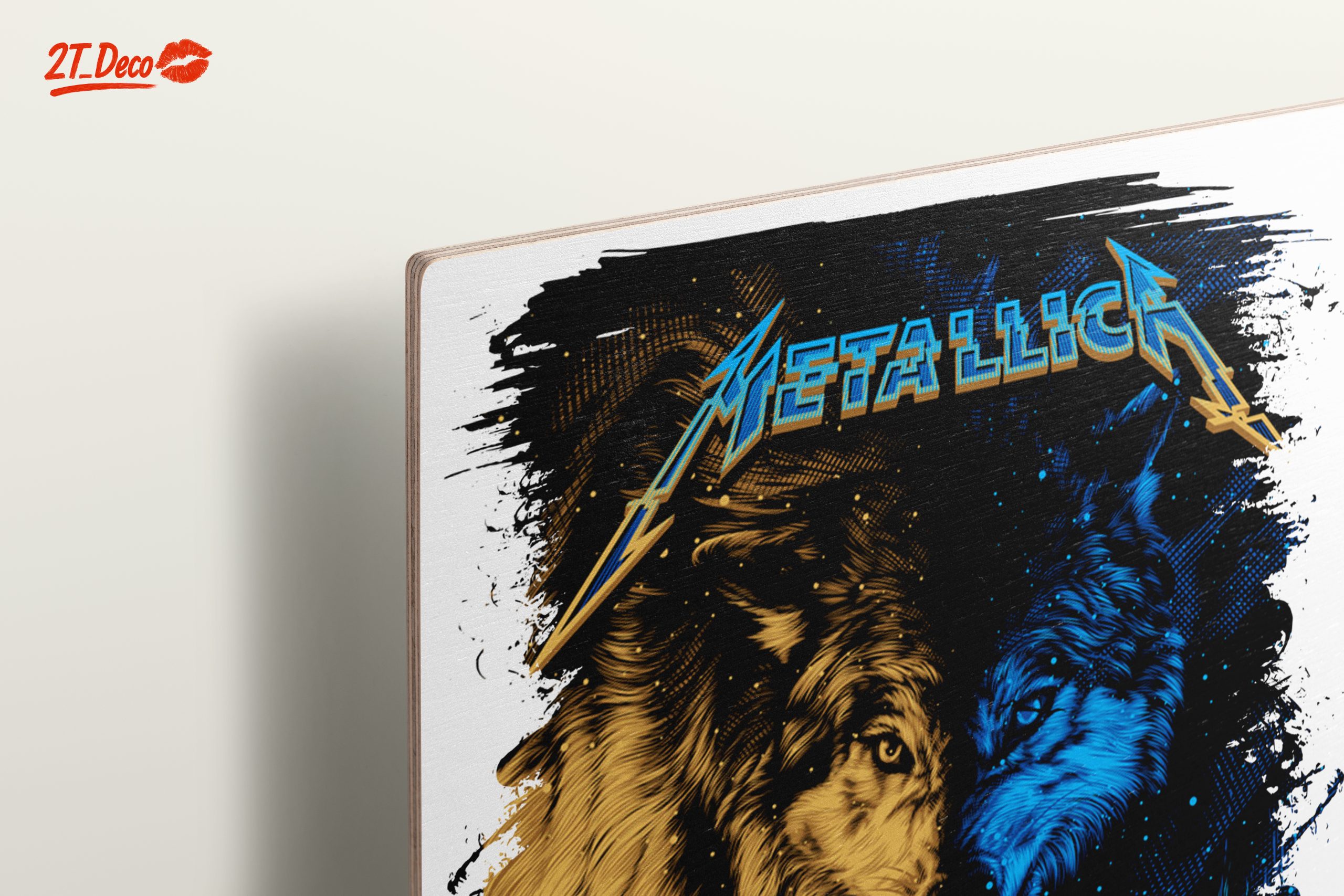 Metallica Artwork Featuring Wolf and Skulls - Image 15