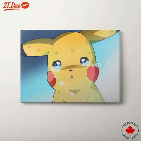 Emotional Pikachu Character Art
