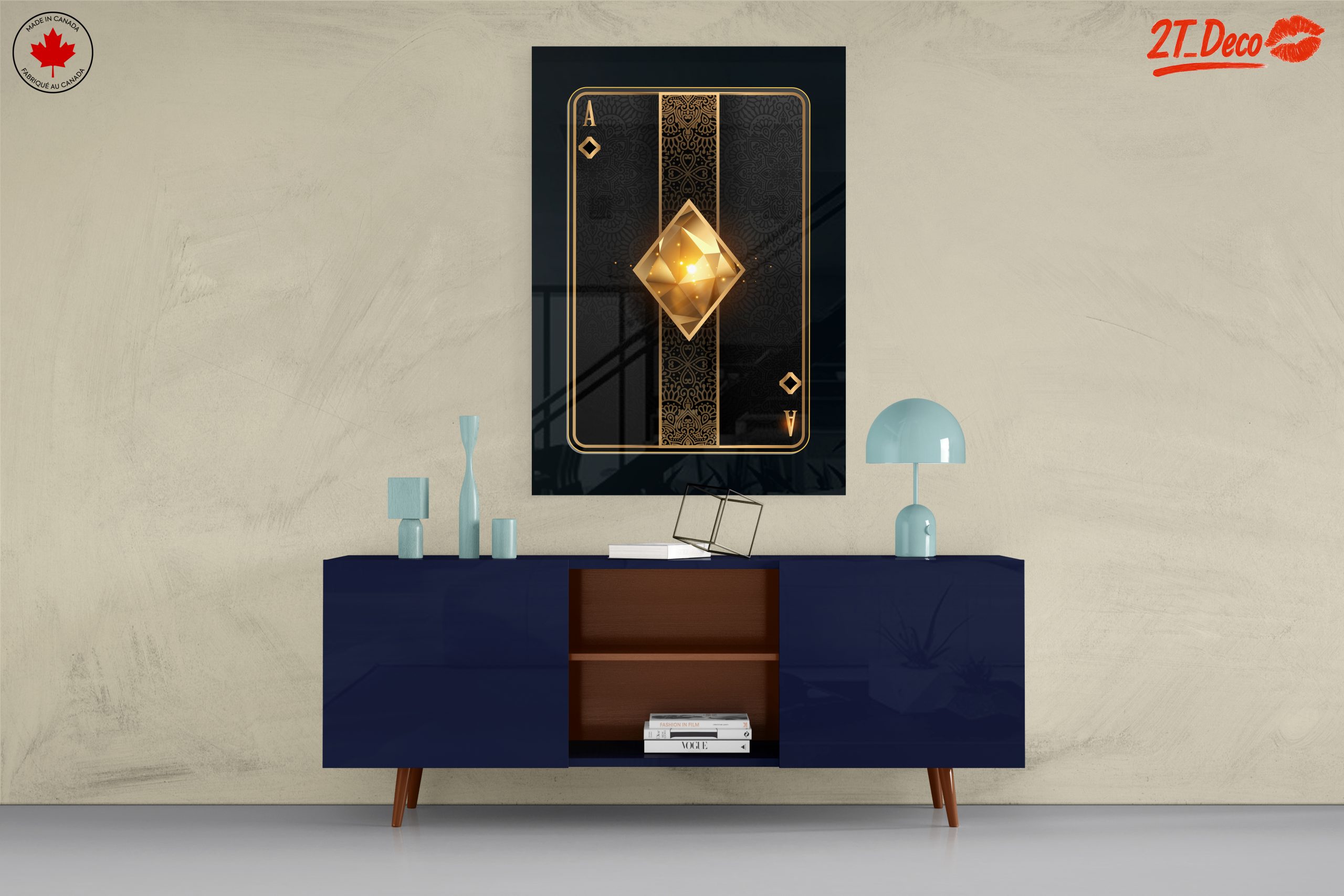 Elegant Decorative Playing Card Art - Image 8