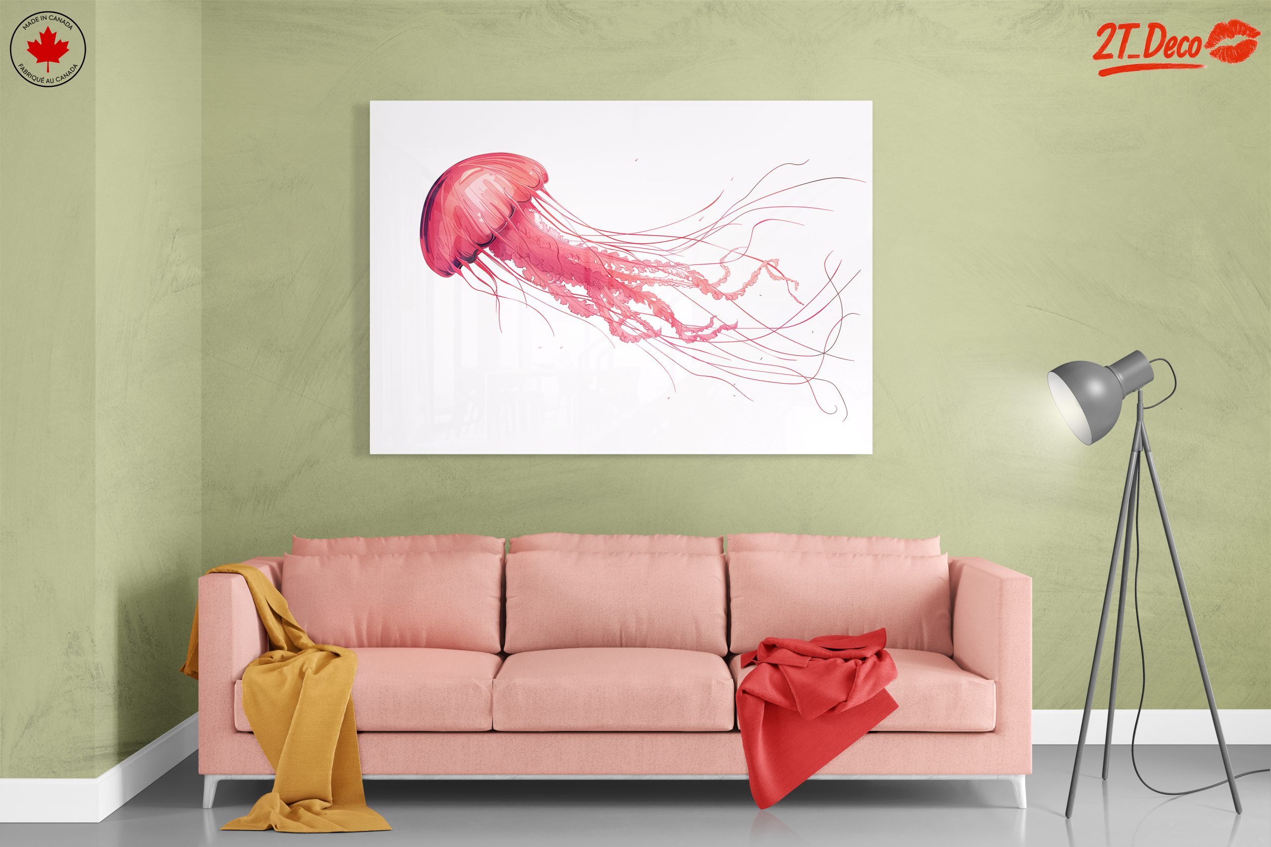 Stylized Jellyfish Abstract Art 2 - Image 7