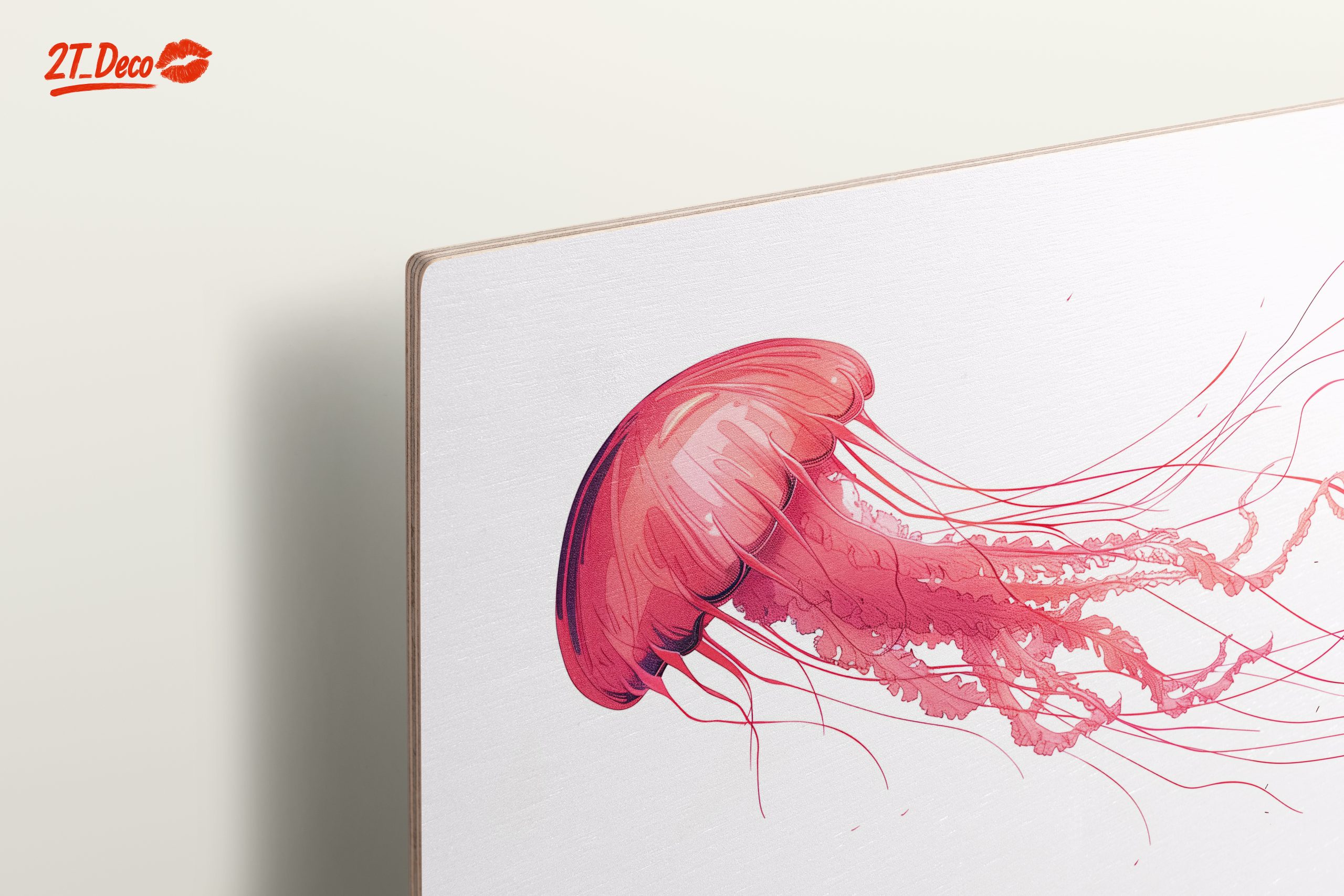 Stylized Jellyfish Abstract Art 2 - Image 15