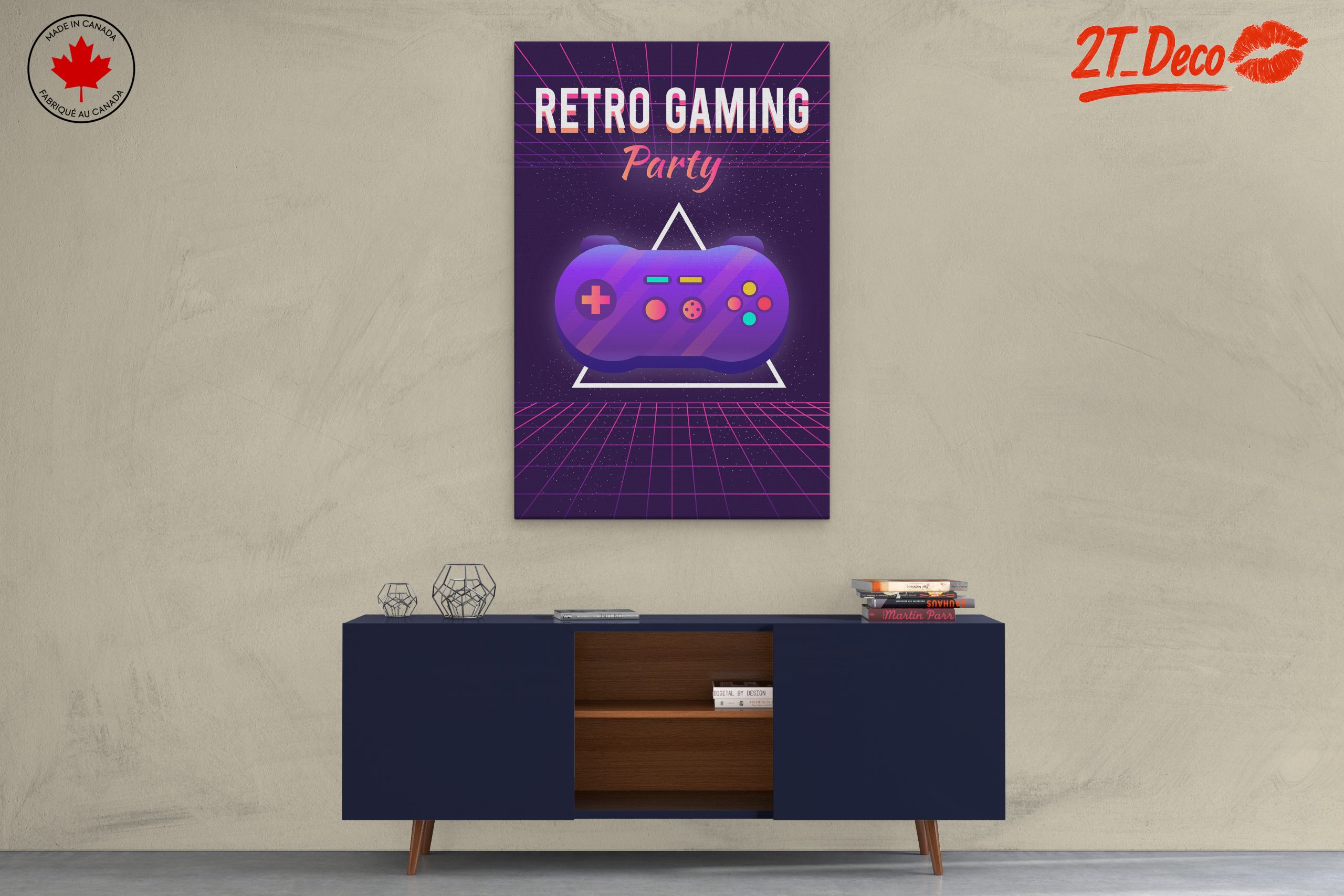 Colorful Retro Gaming Controller Art - Image 3