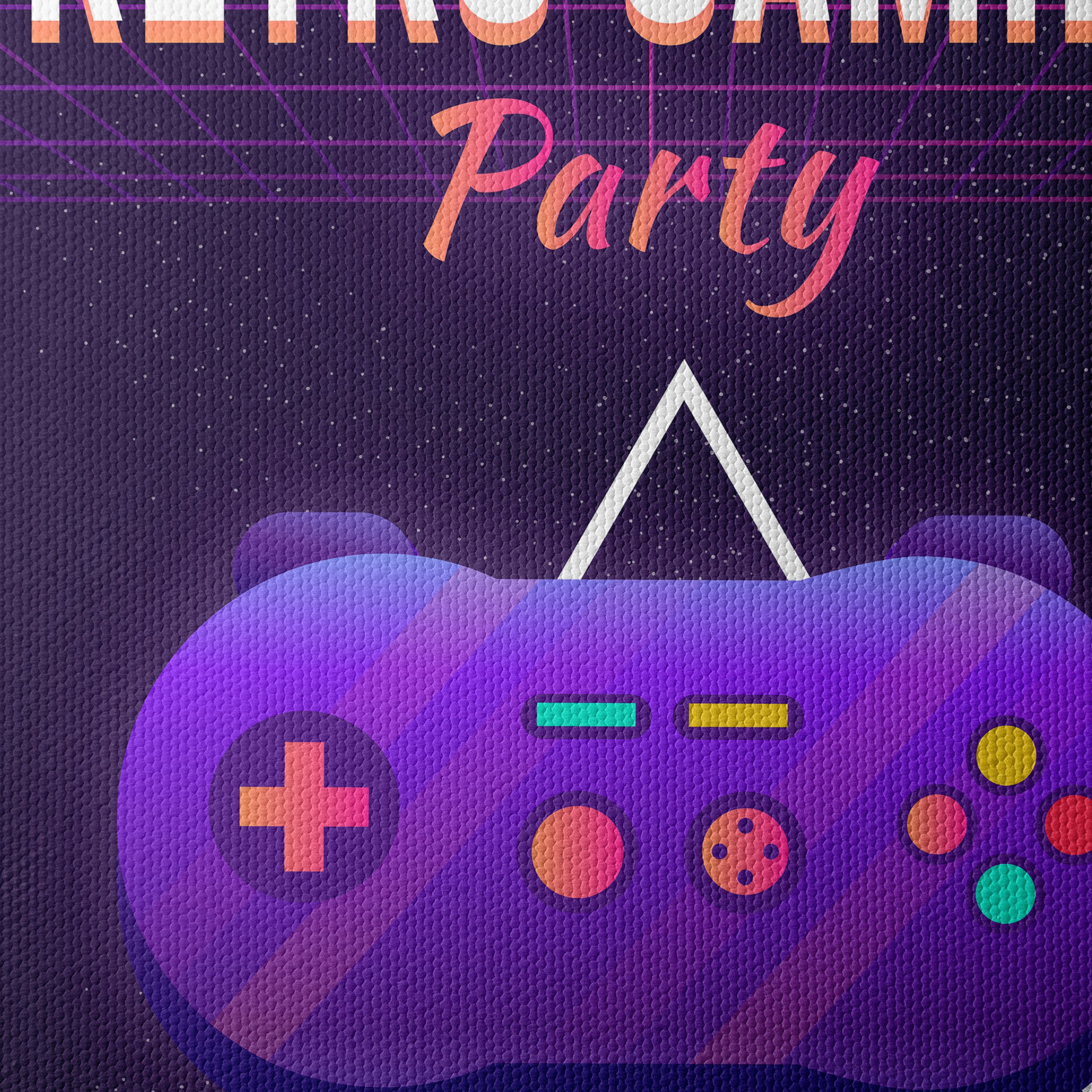 Colorful Retro Gaming Controller Art - Image 4