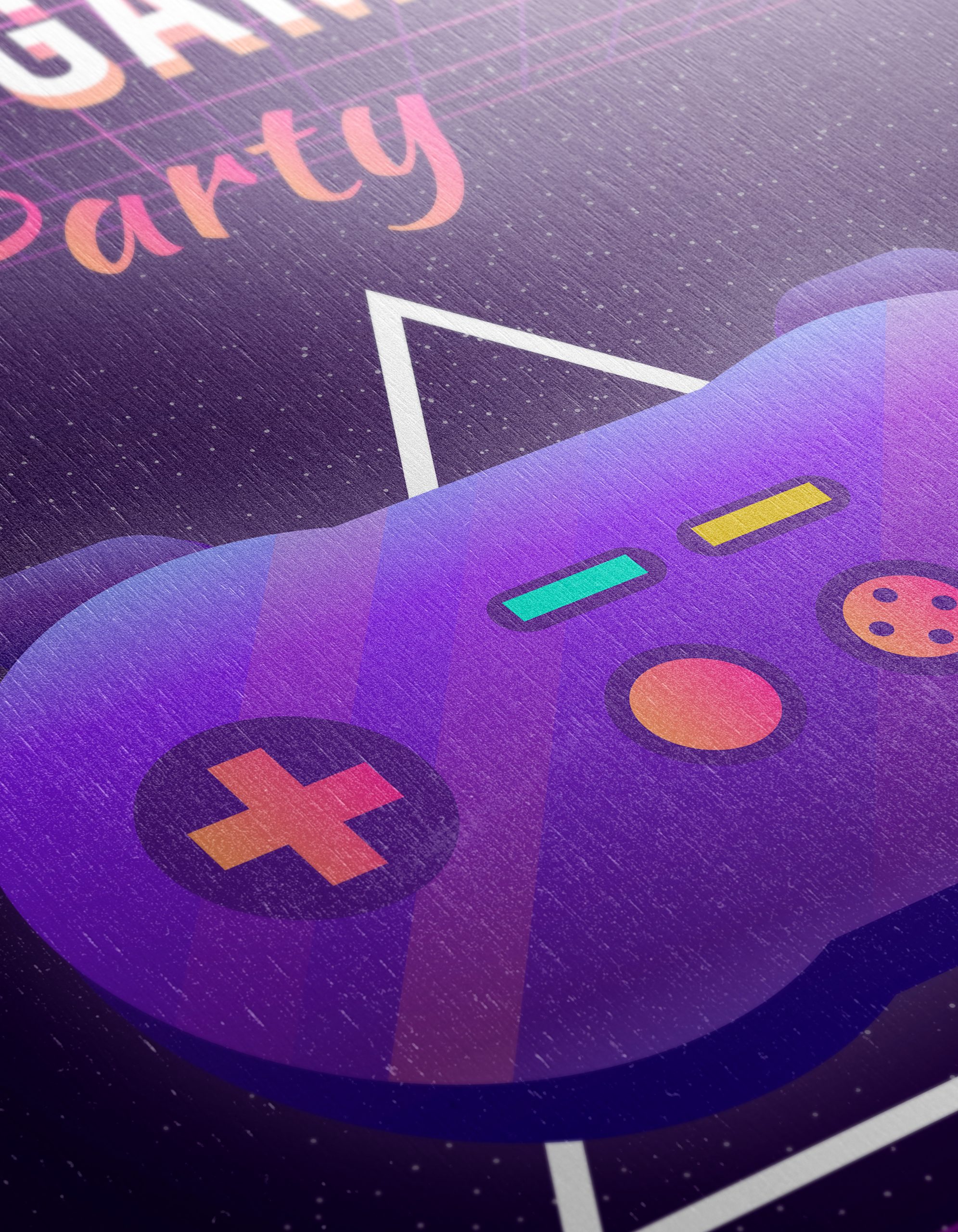 Colorful Retro Gaming Controller Art - Image 12