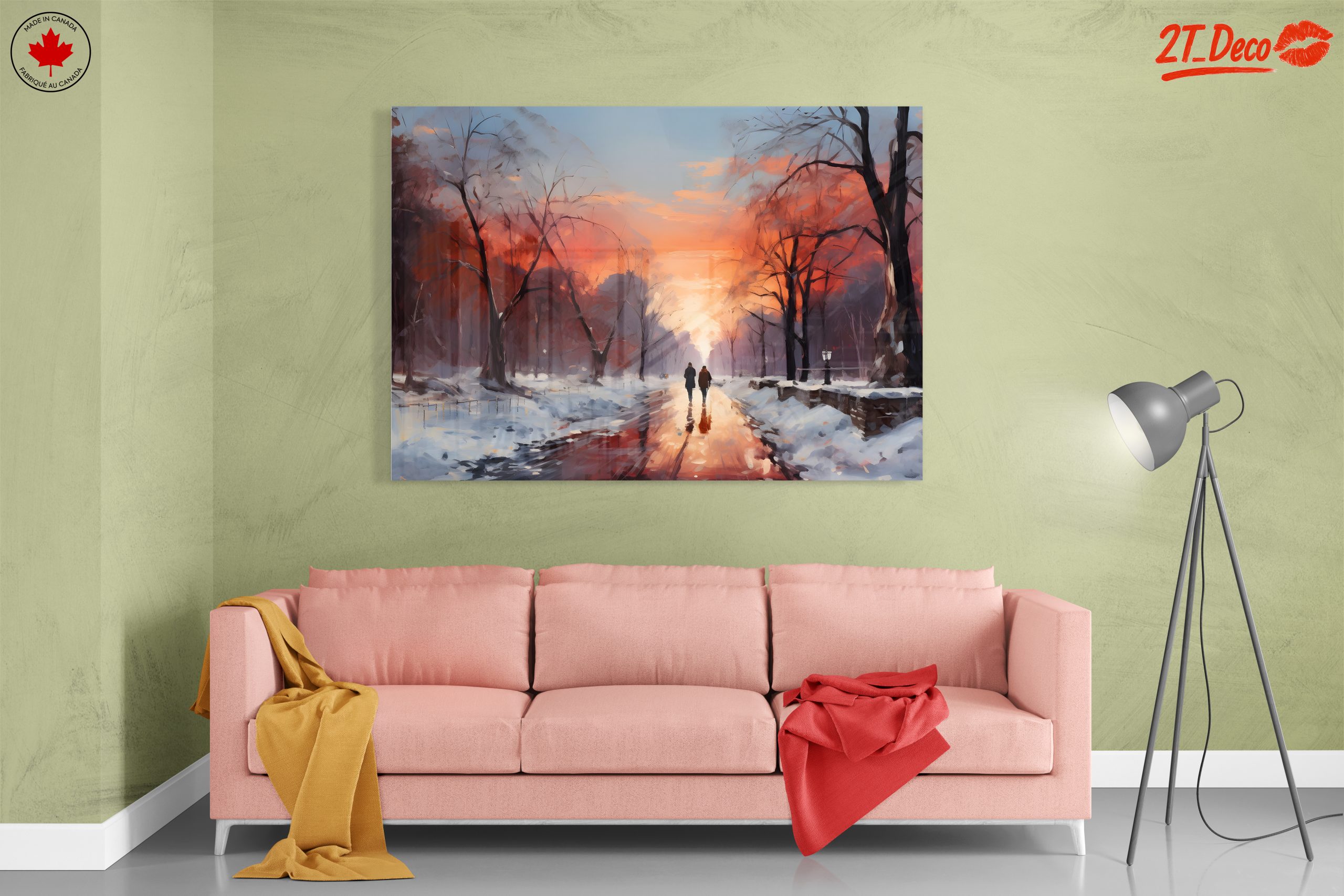 Winter Sunset Walk in a Snowy Landscape - Image 7