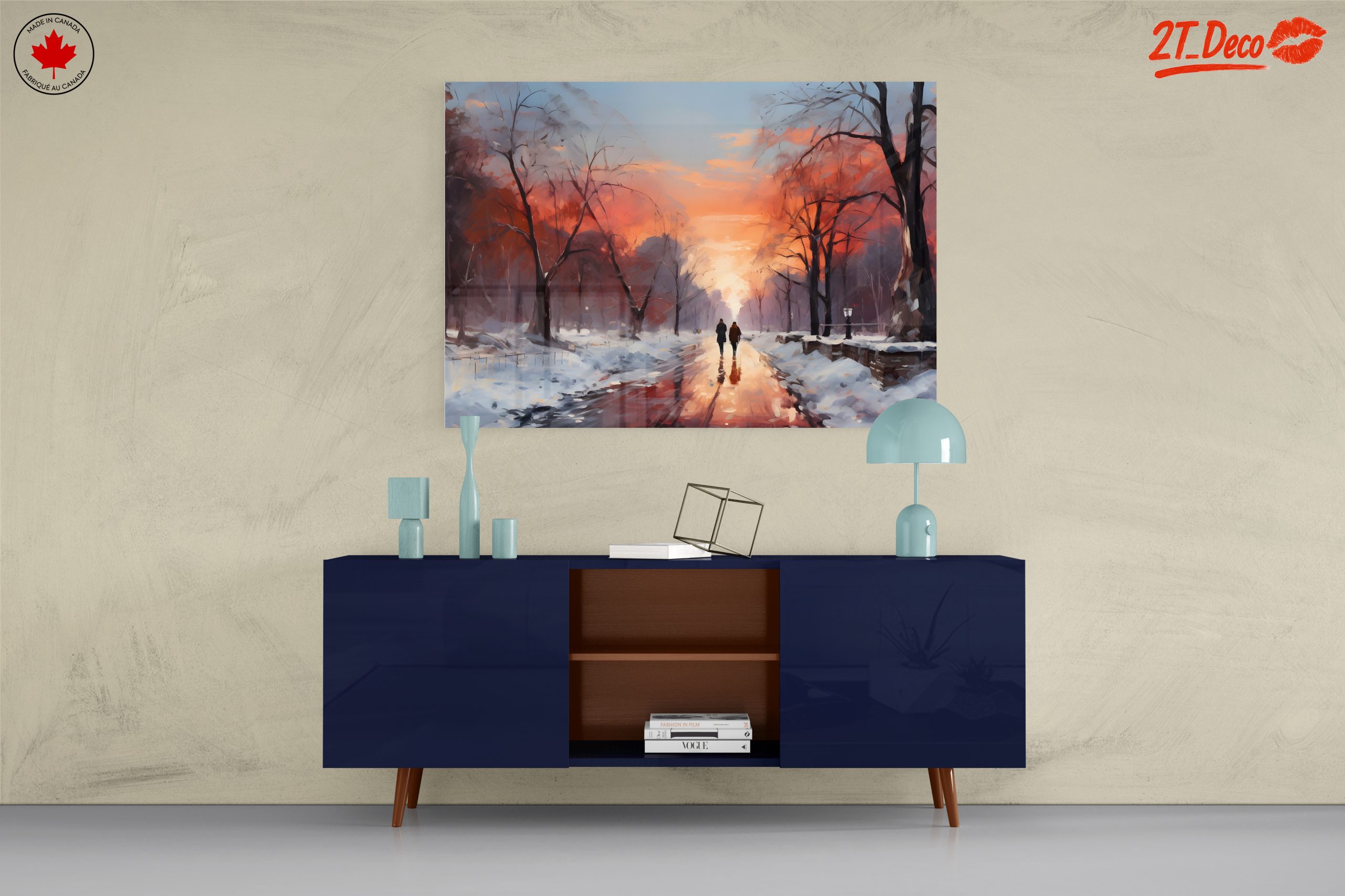 Winter Sunset Walk in a Snowy Landscape - Image 8