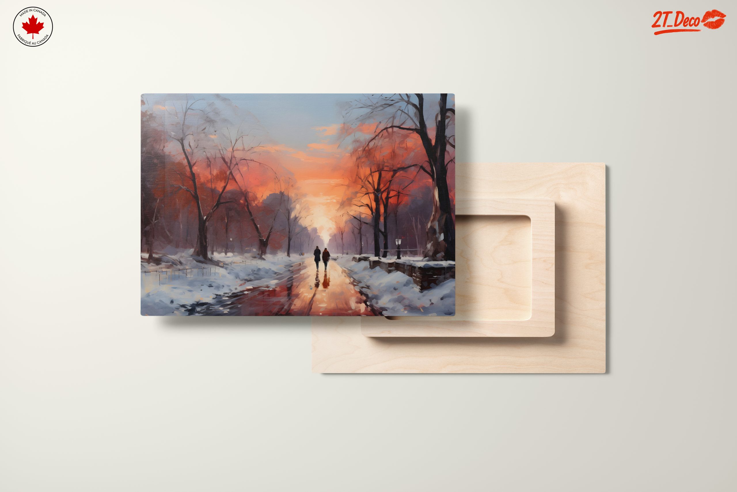 Winter Sunset Walk in a Snowy Landscape - Image 11