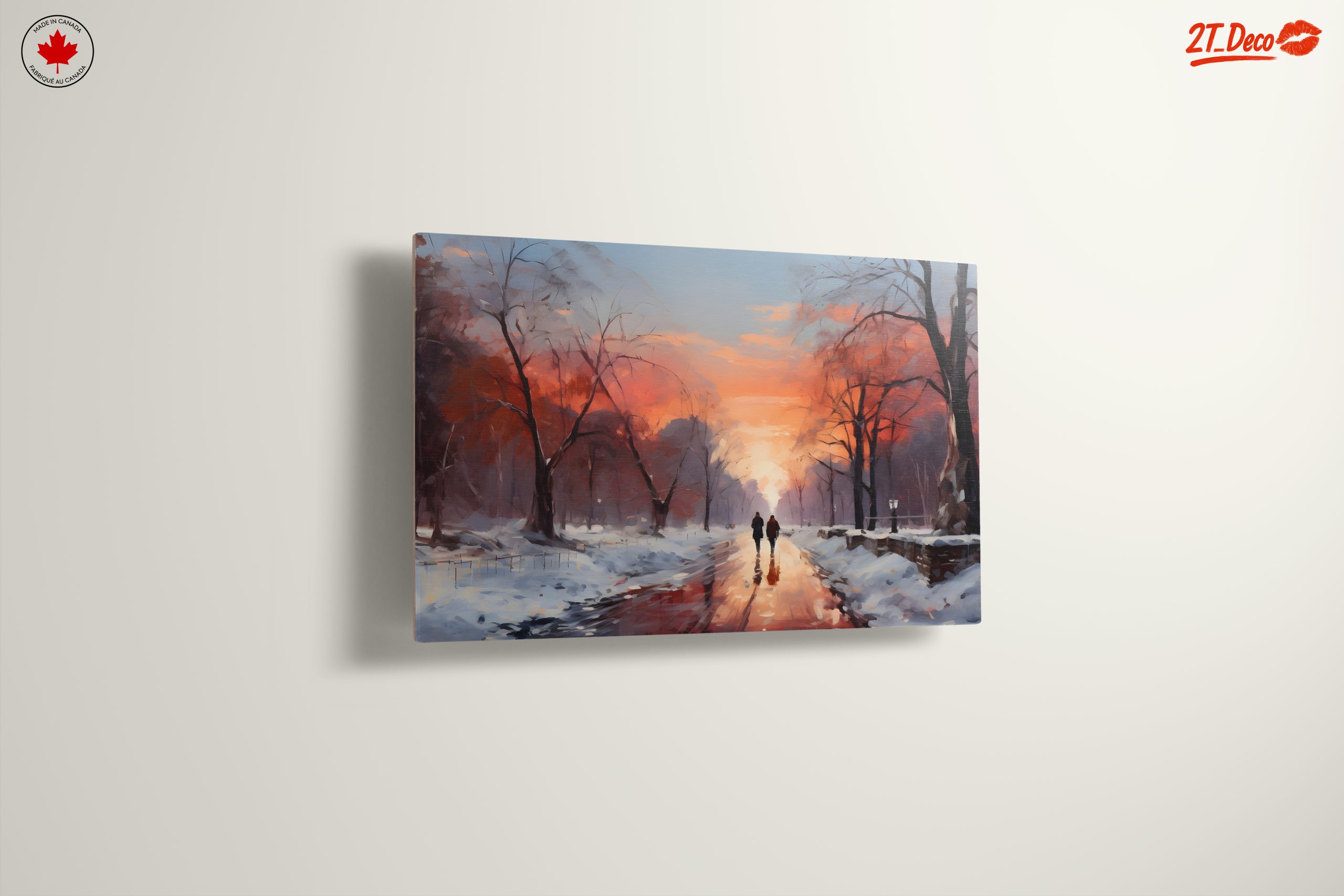 Winter Sunset Walk in a Snowy Landscape - Image 13
