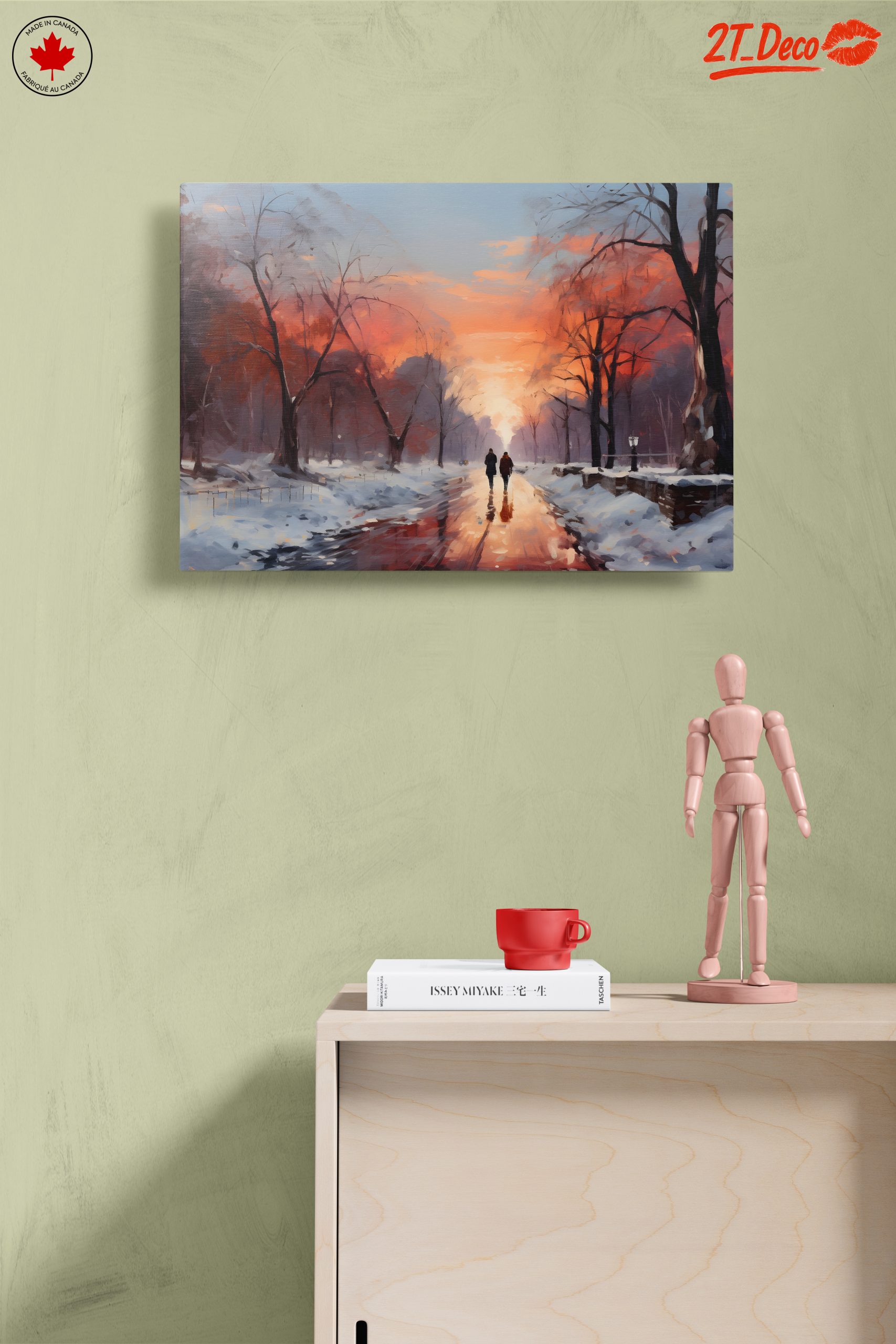 Winter Sunset Walk in a Snowy Landscape - Image 14
