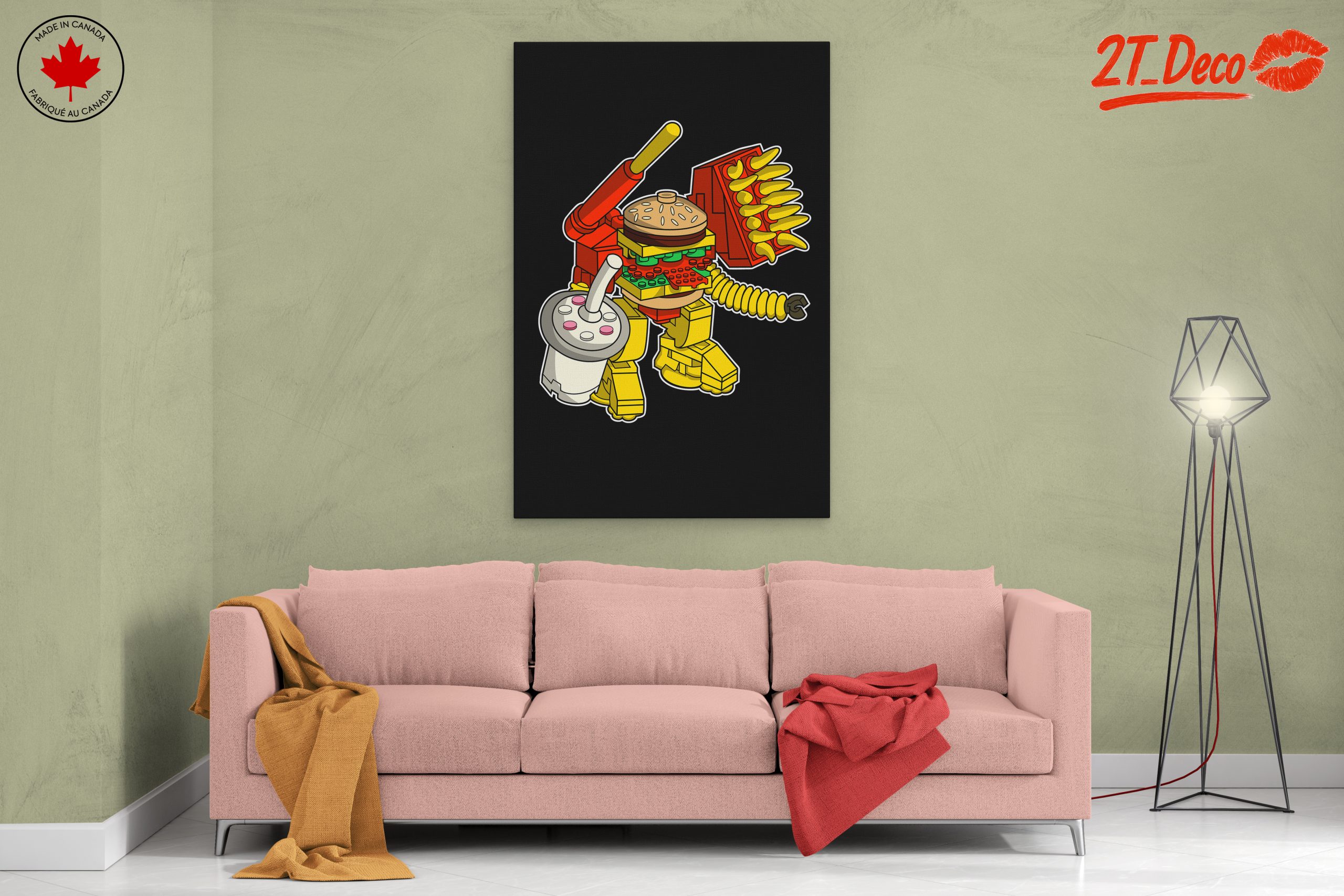 Whimsical Food Character Design Art - Image 2