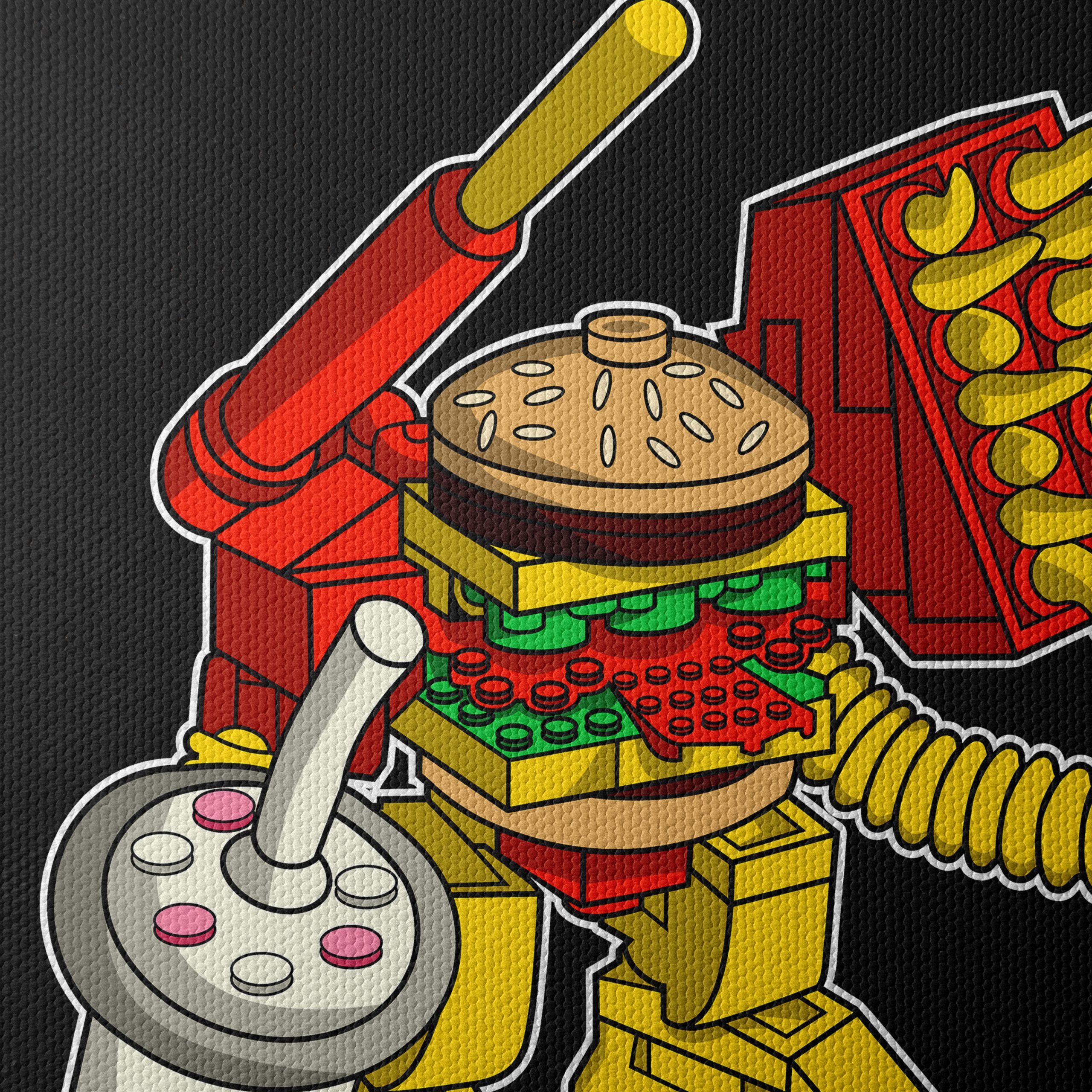 Whimsical Food Character Design Art - Image 4