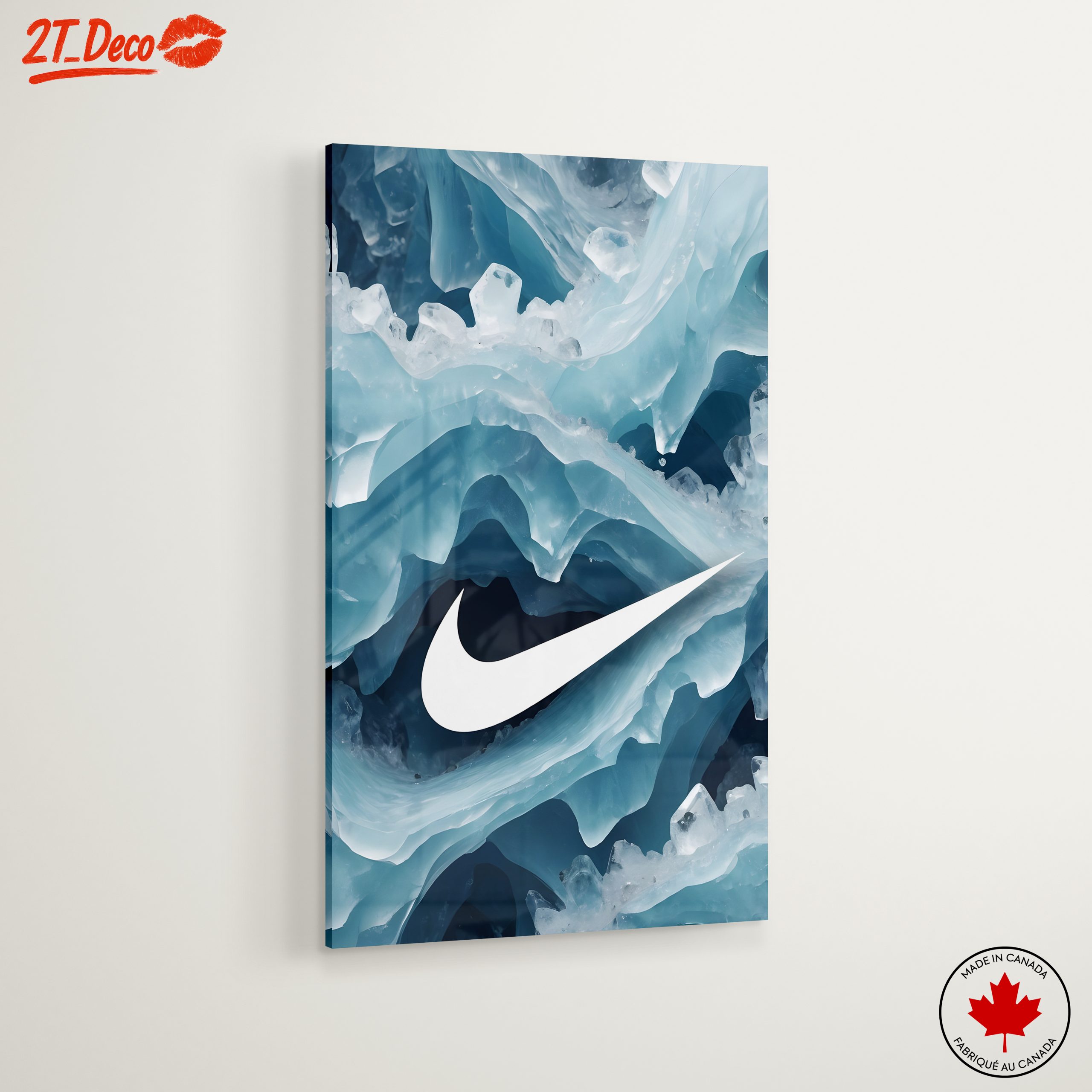 Nike Logo Abstract Ice Art - Image 6