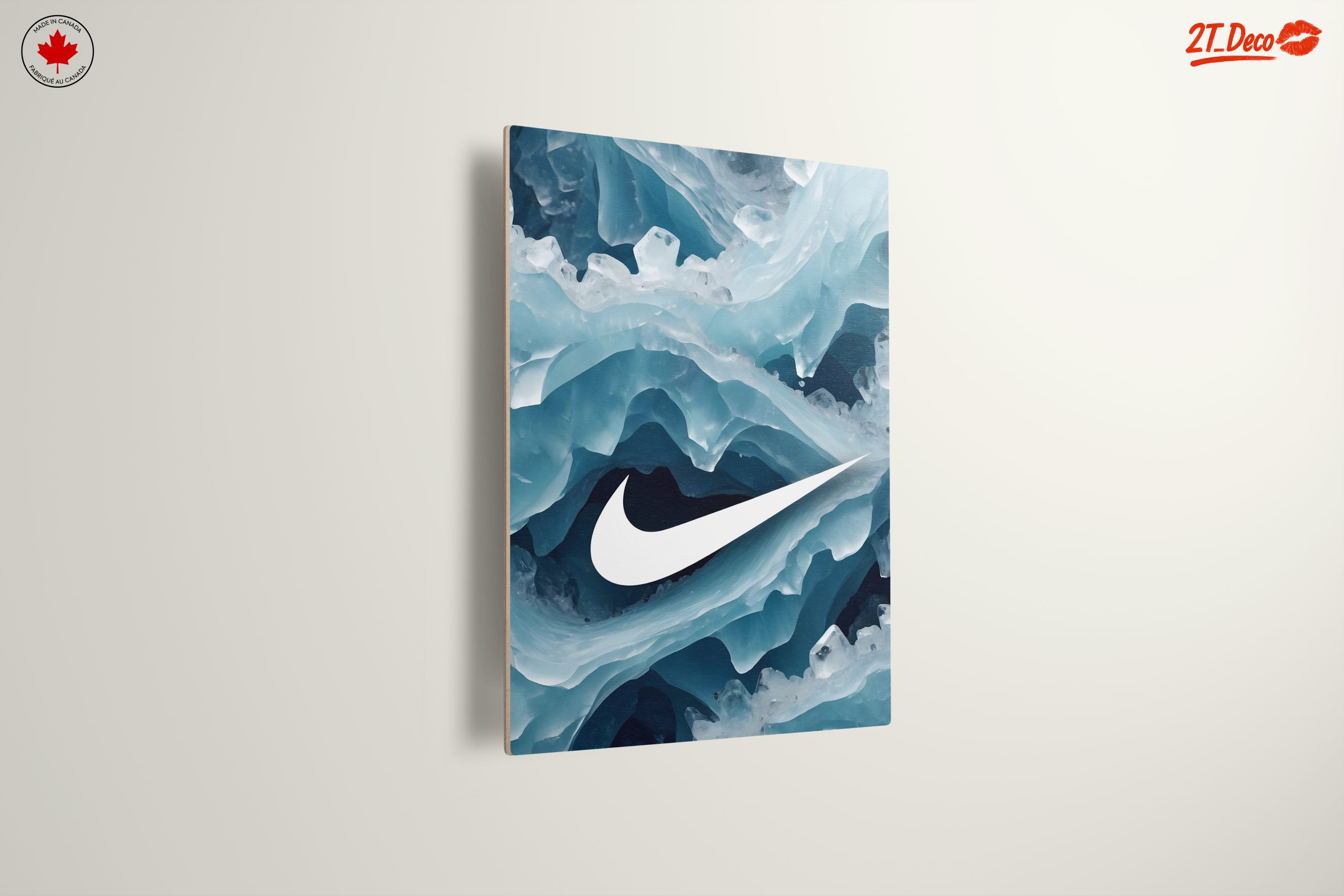 Nike Logo Abstract Ice Art - Image 13