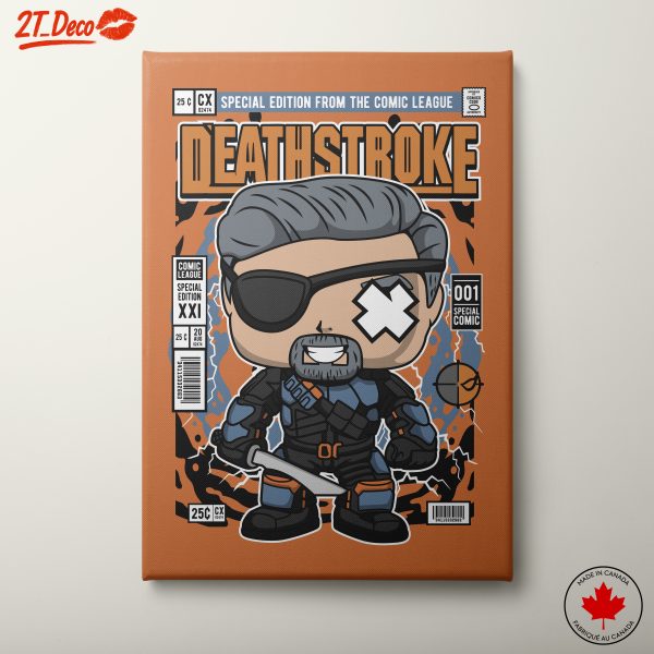 Deathstroke Comic Art Featuring Character
