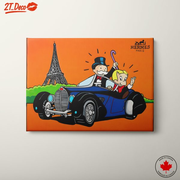 Playful Pop Culture Wall Art Featuring Iconic Characters