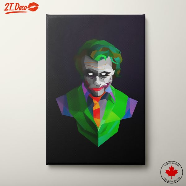 Stylized Joker Artwork from DC Comics