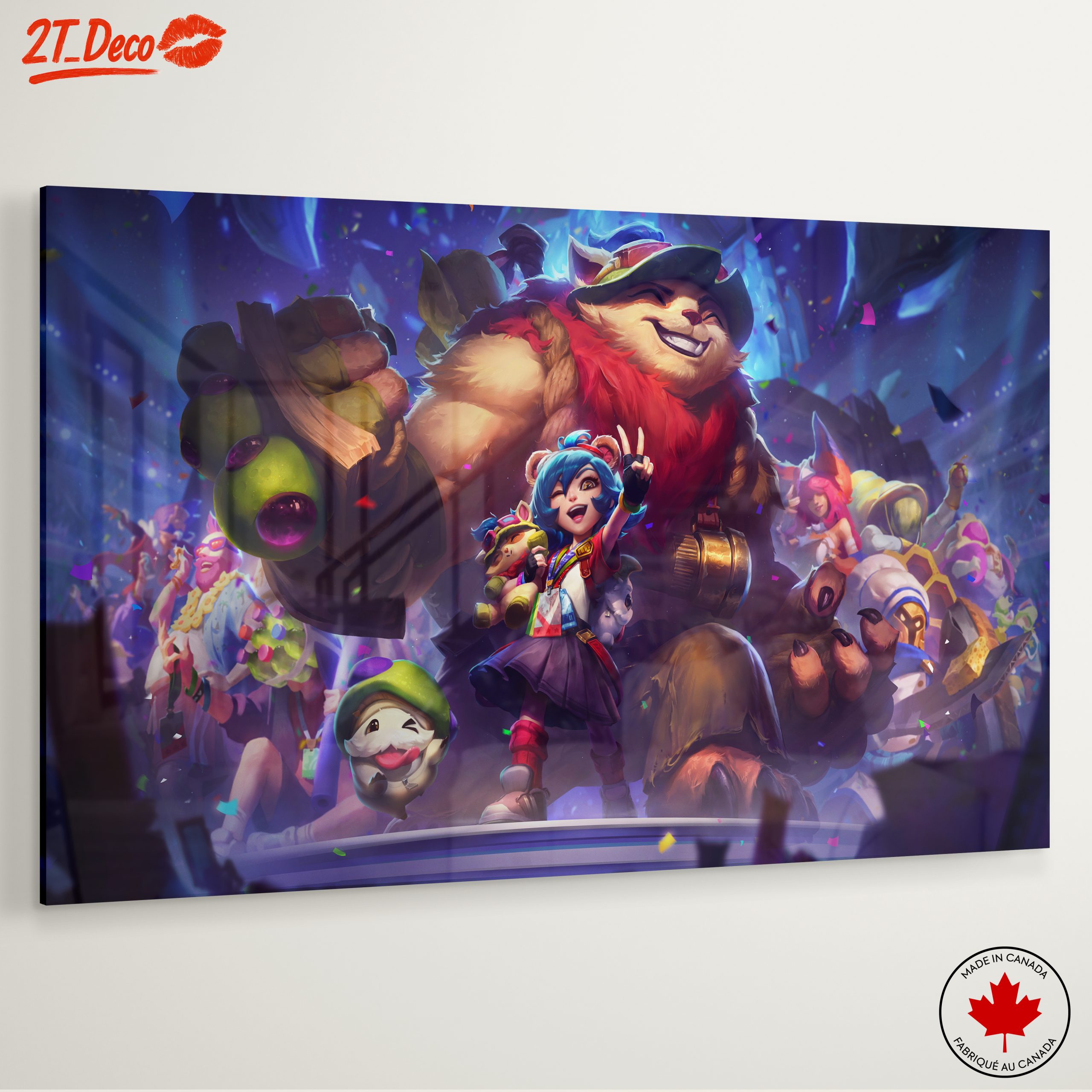 Festive Anime Characters in Colorful Scene - Image 6