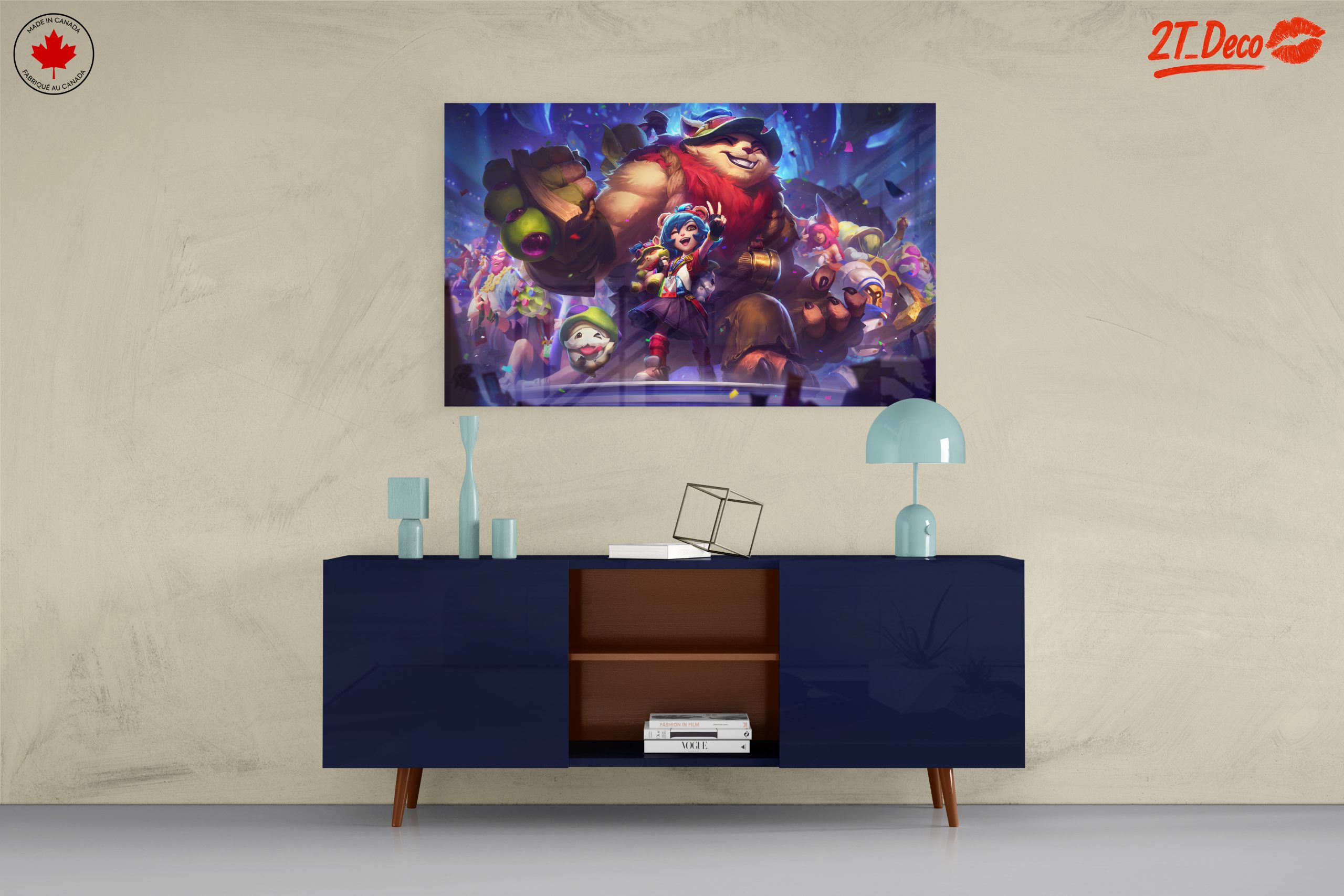 Festive Anime Characters in Colorful Scene - Image 8