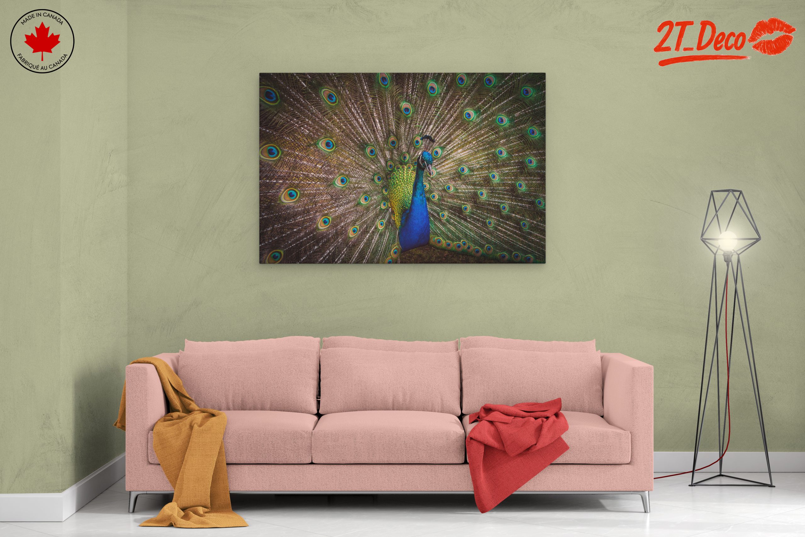 Stunning Peacock with Colorful Feathers - Image 2