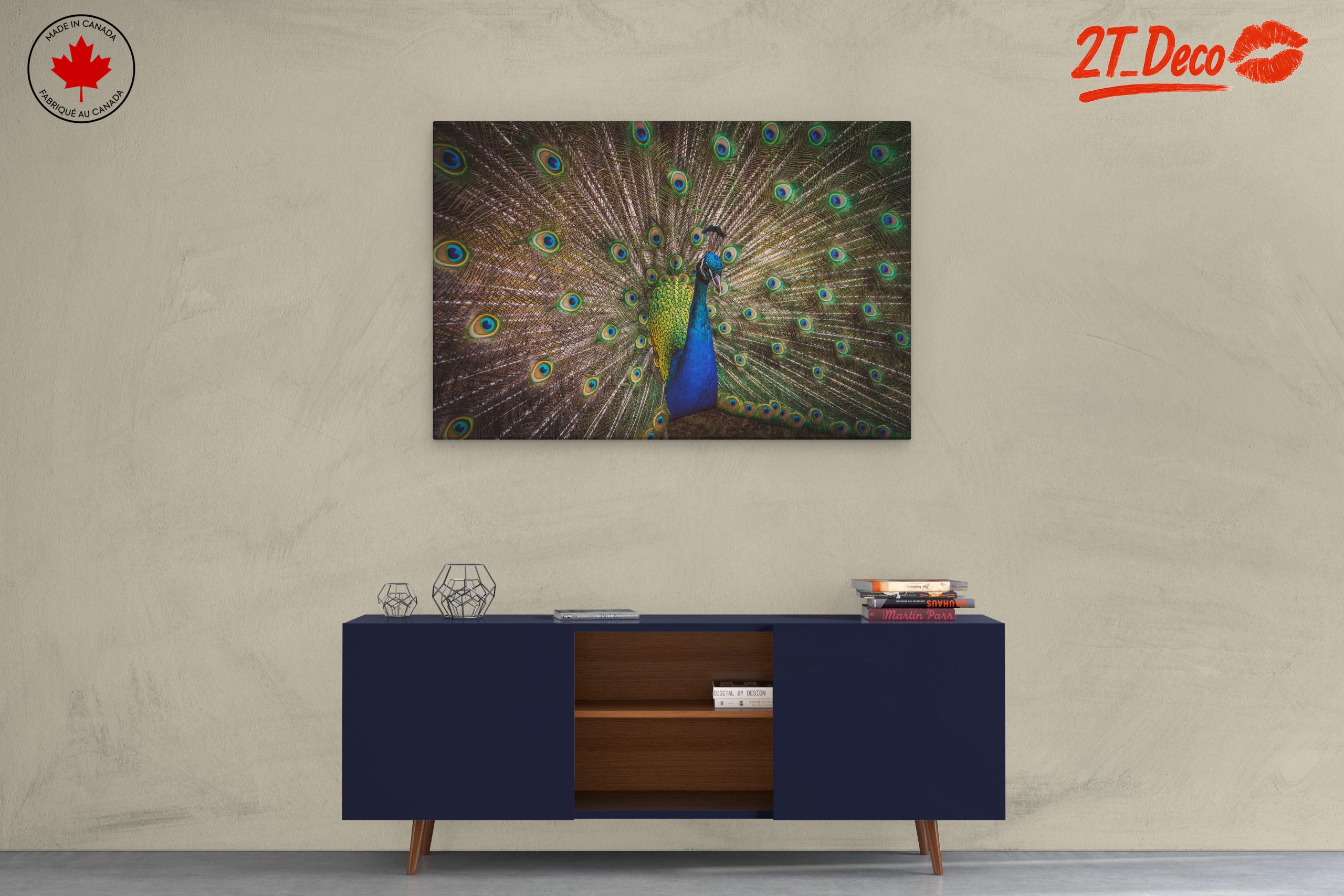 Stunning Peacock with Colorful Feathers - Image 3