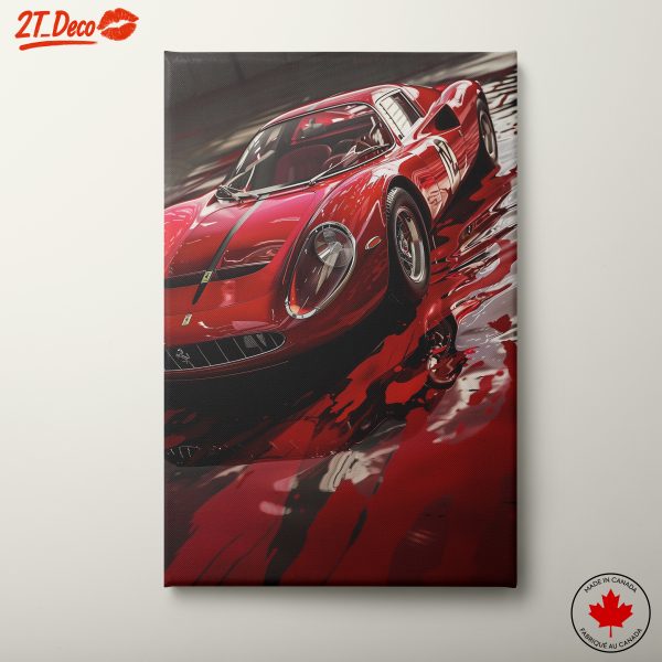 Stunning Classic Car in Glossy Red