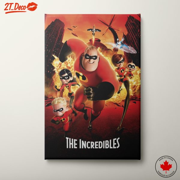 The Incredibles Family Superhero Adventure Art