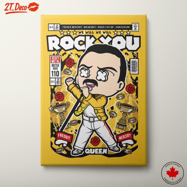 Freddie Mercury Rock You Graphic Art
