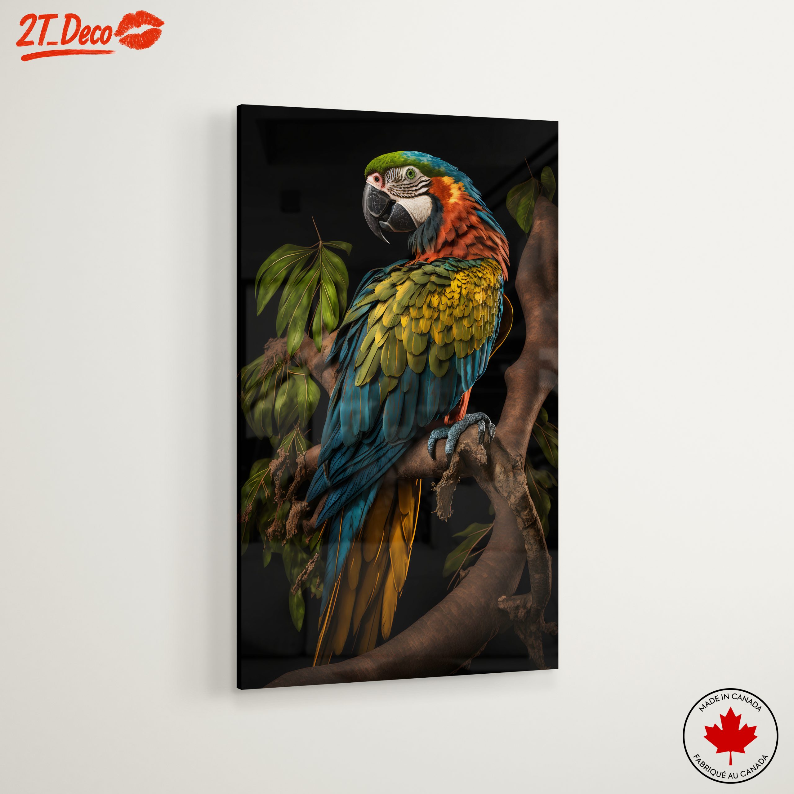Colorful Parrot Wall Art 4 - Image 6