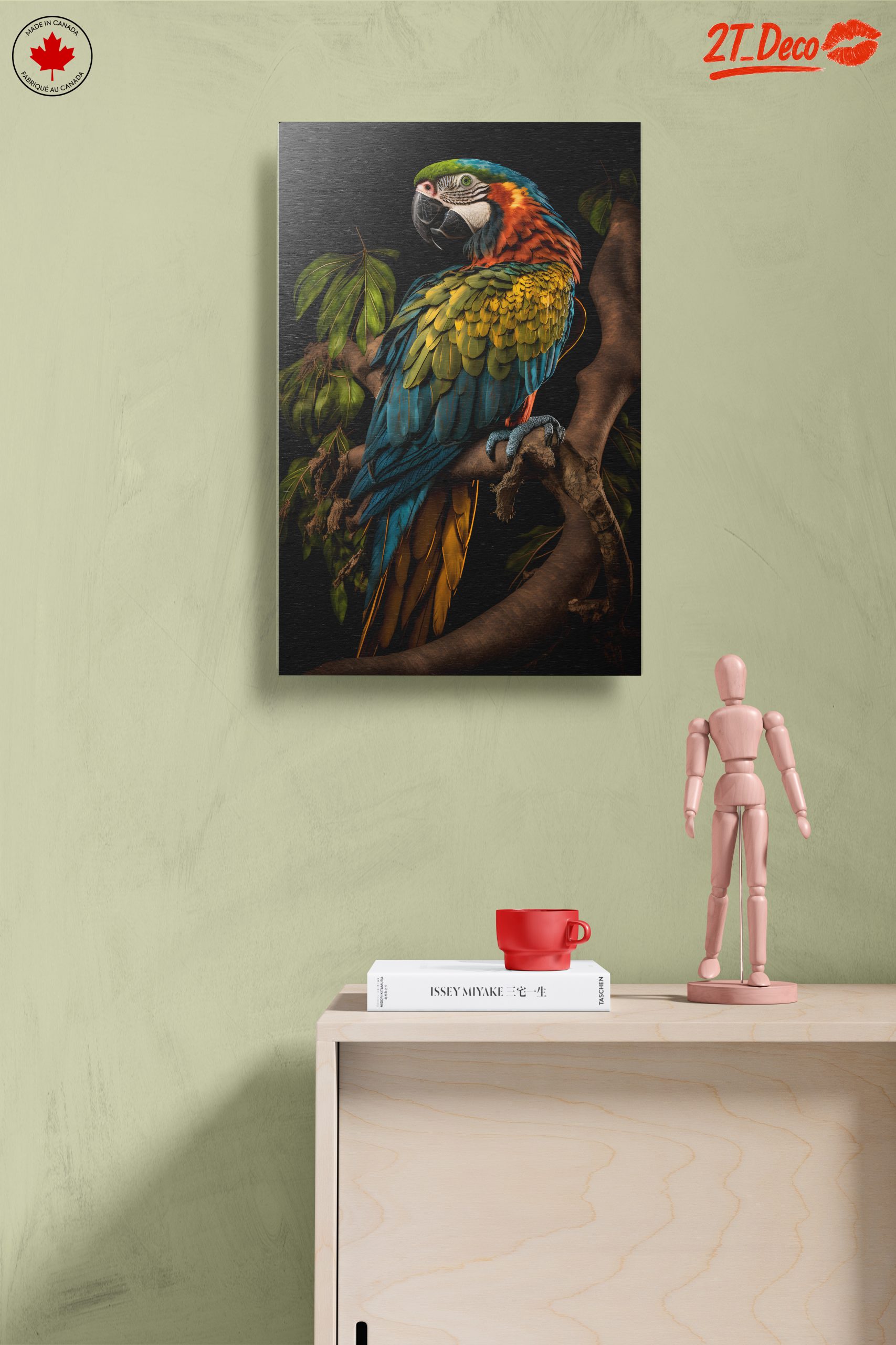 Colorful Parrot Wall Art 4 - Image 14