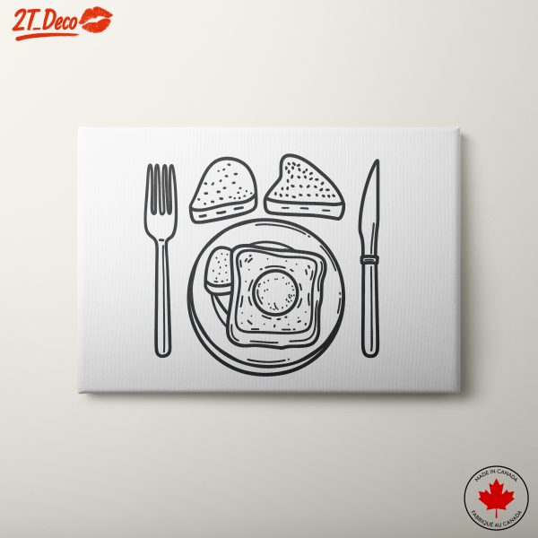 Stylized Abstract Food Art