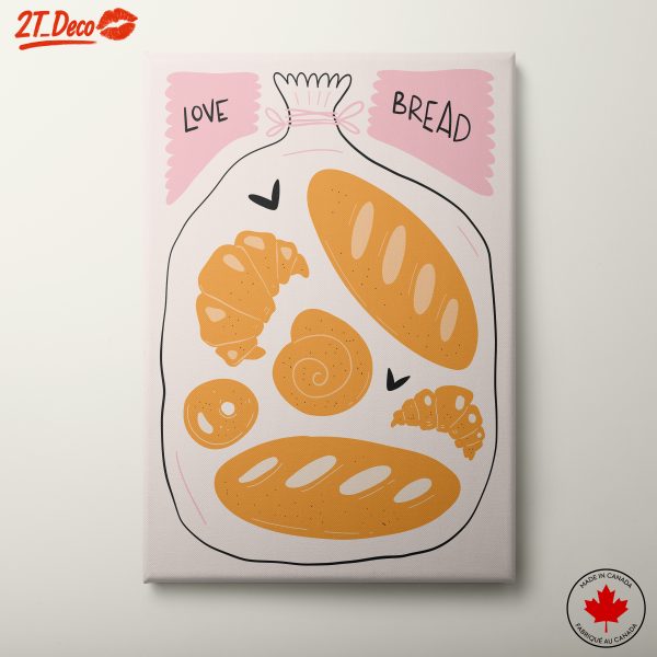 Stylized Bread Design Art