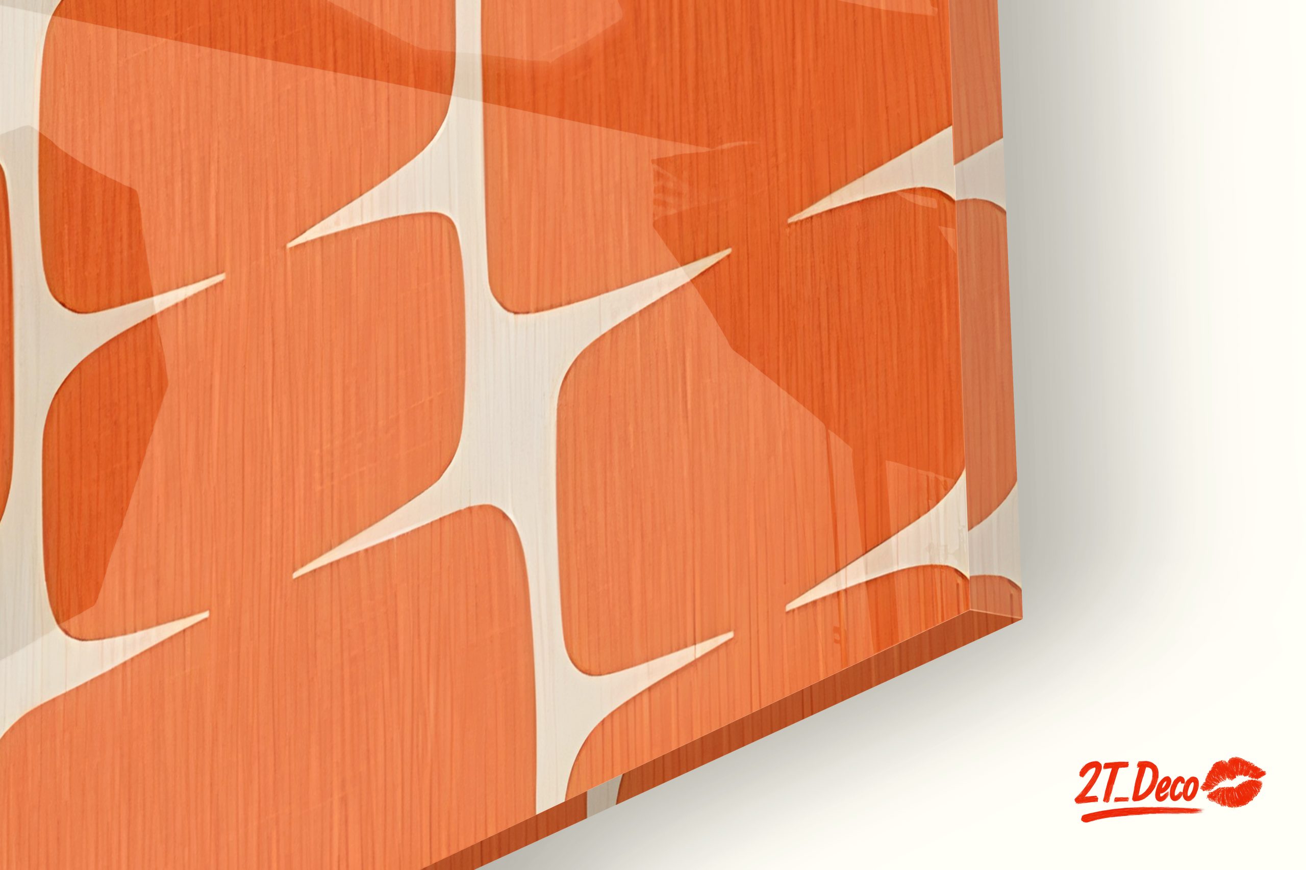 Retro Geometric Pattern Wall Art - Image 9
