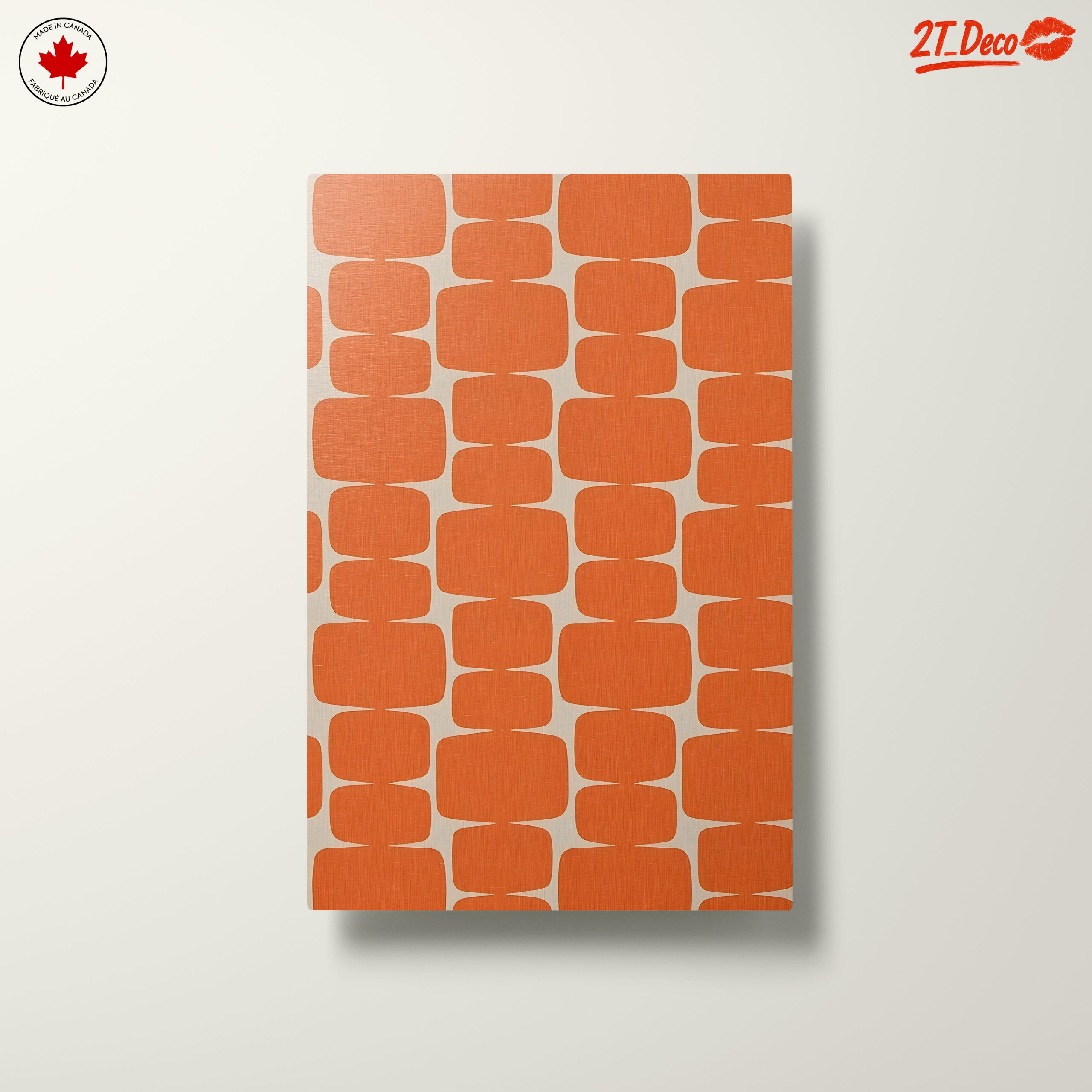 Retro Geometric Pattern Wall Art - Image 10