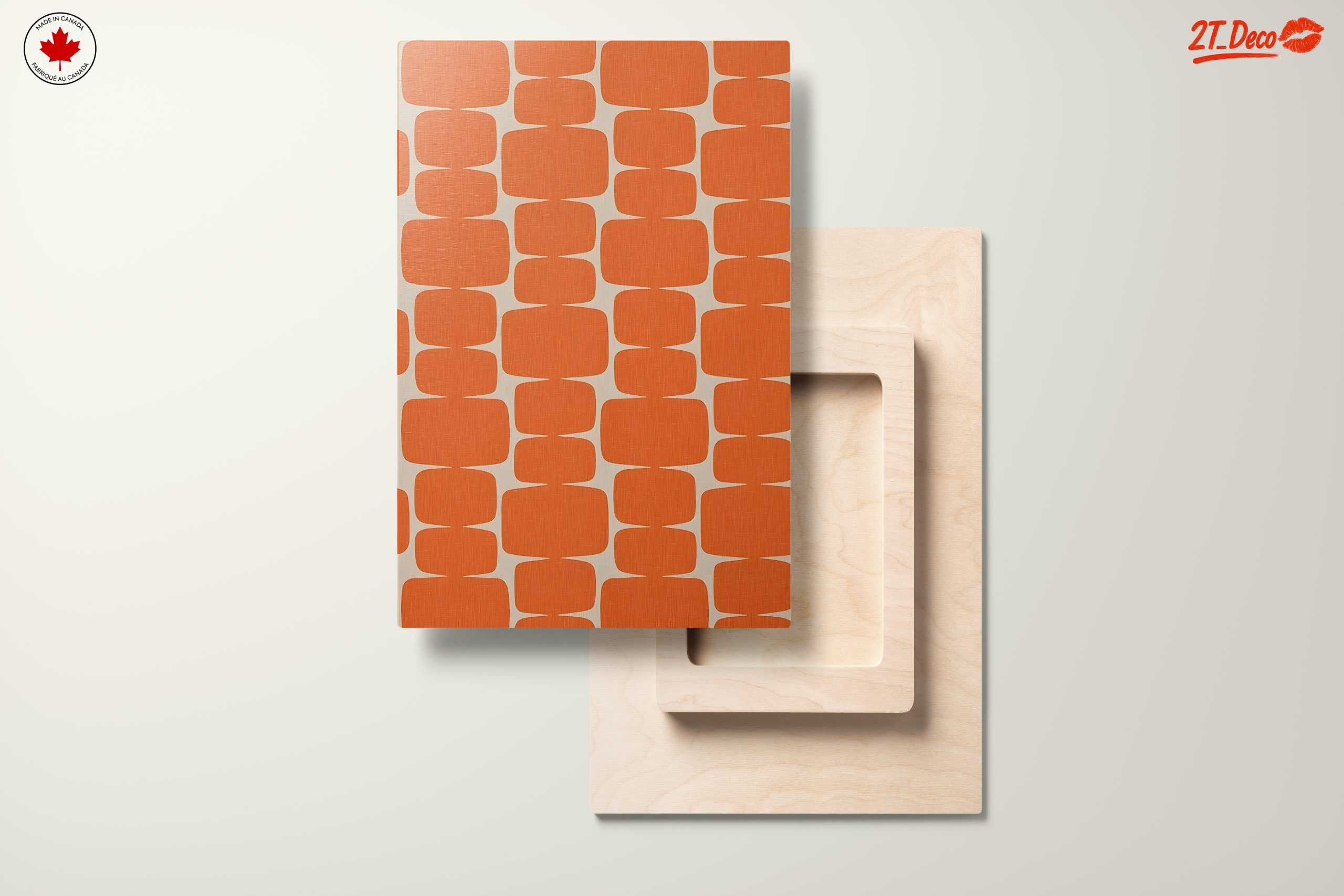 Retro Geometric Pattern Wall Art - Image 11